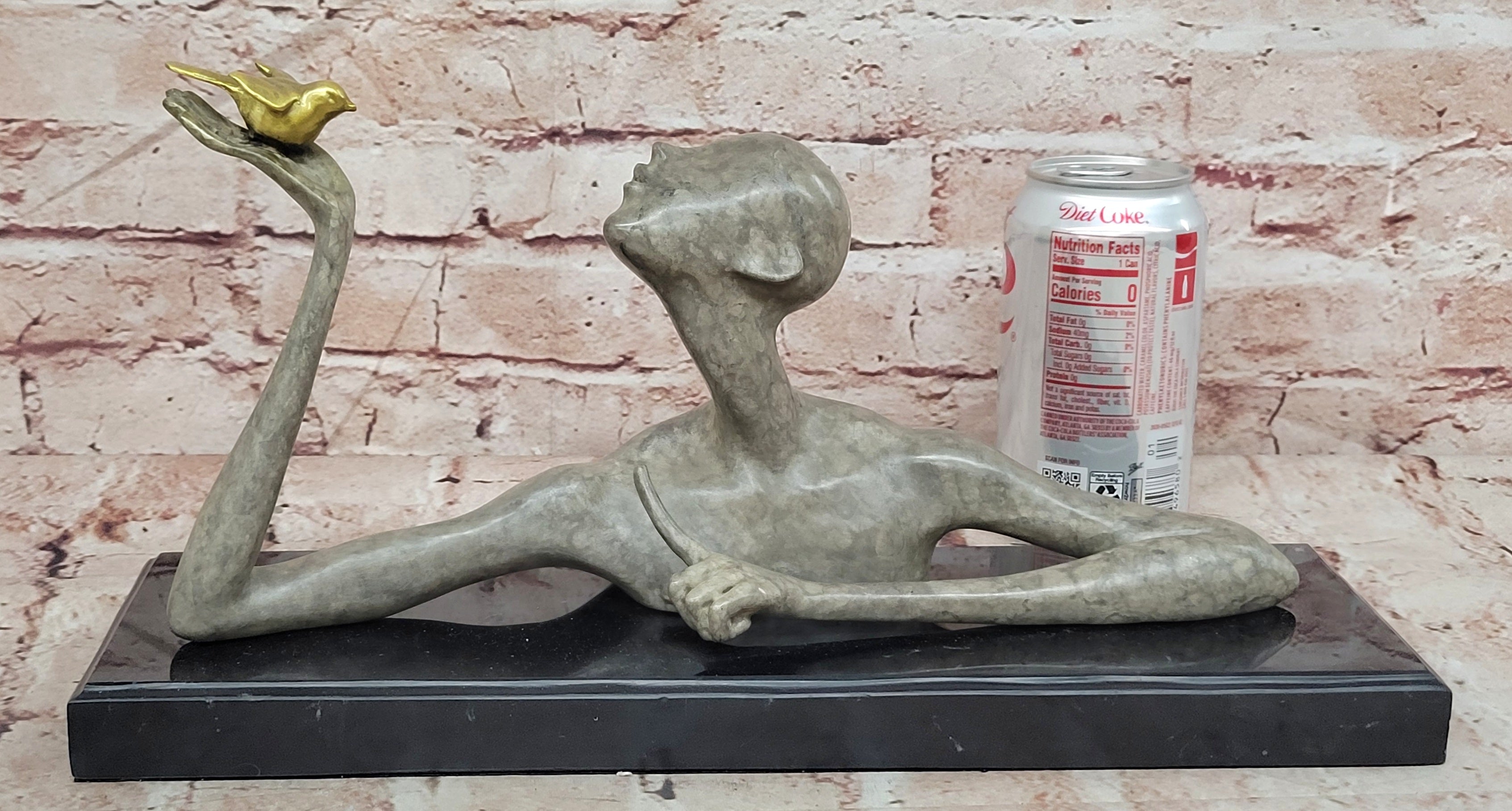 Juno Bronze Female Figurine Abstract Modern Sculpture Collectible Fine Art Statue