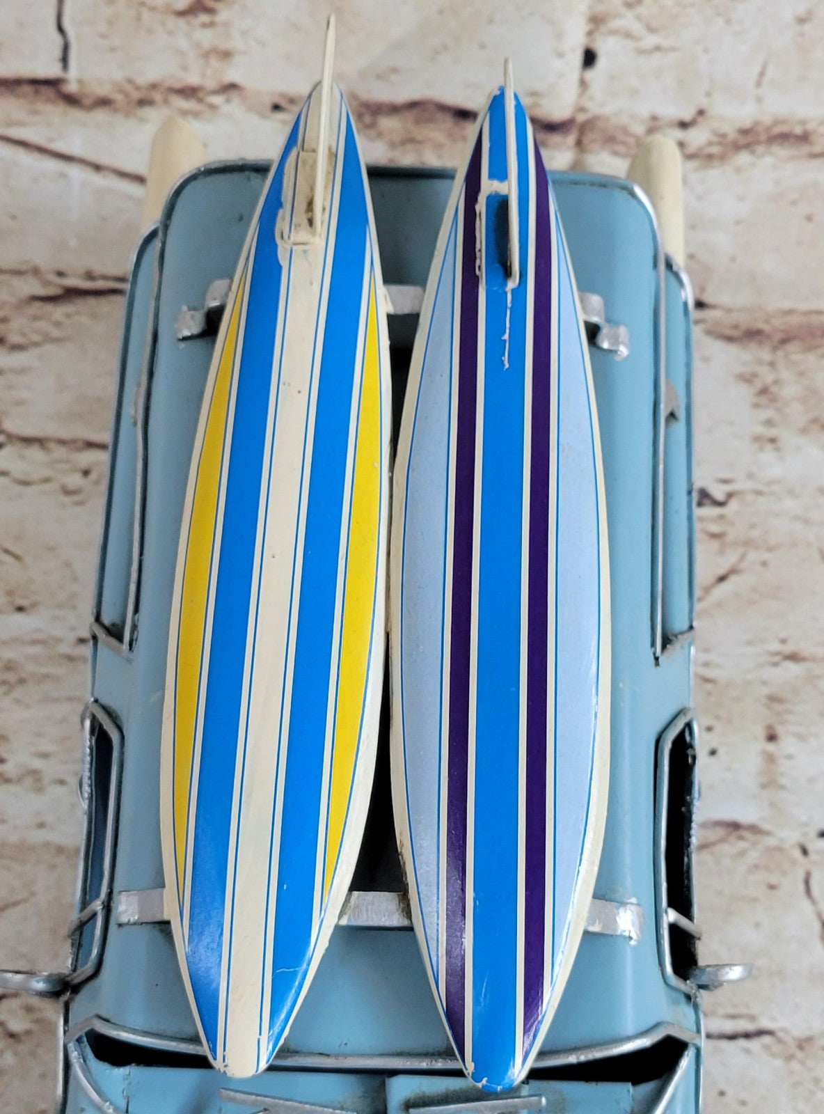 Blue / White 1:18 Scale European Finery Diecast 1956 Vintage Car Nomad Mode