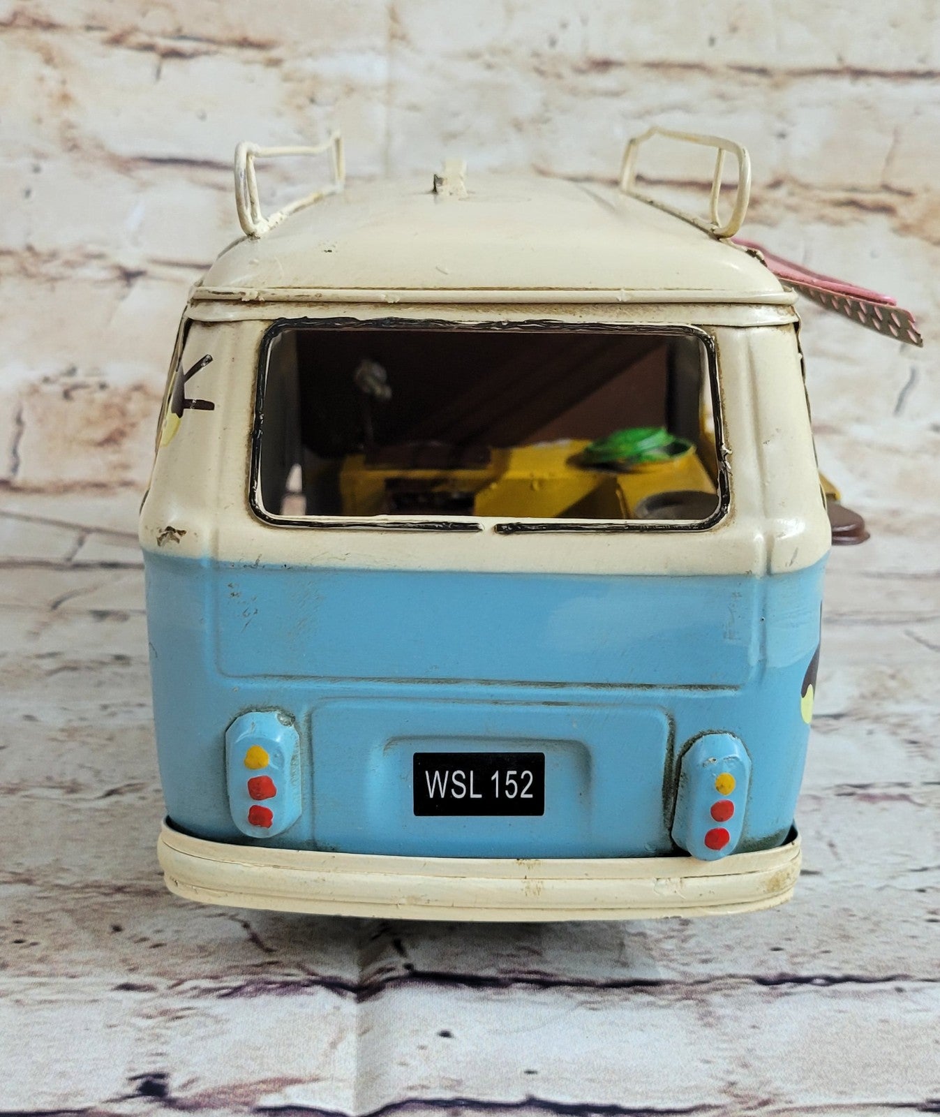 Fast Food Ice Cream Truck 1:18 Scale Car Model Diecast Gift Toy Vehicle Adult