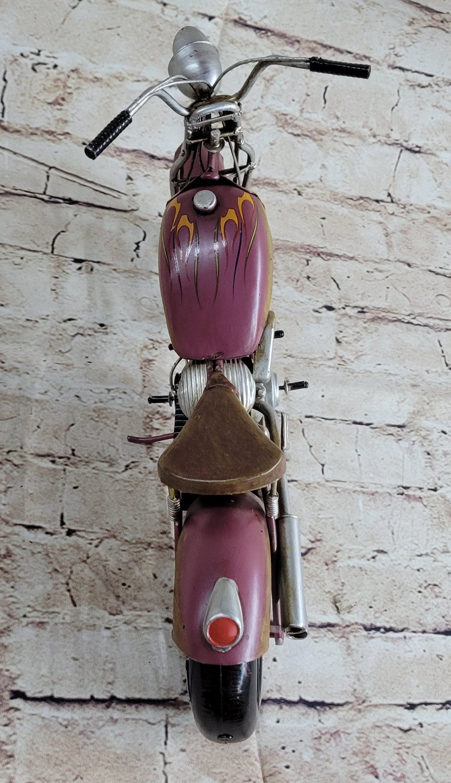 Metal Crafts (Antique Motorcycle Model) Harley Davidson Chopper Motorbike Bike