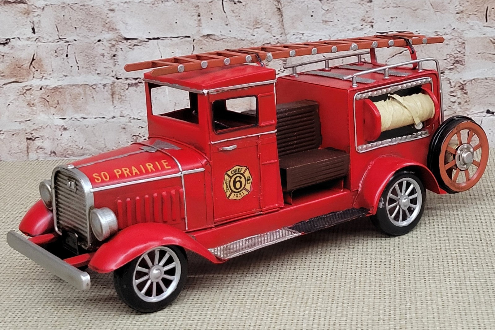 FIRE DEPARTMENT SO PRAIRIE Pumper FIRE TRUCK F.D.N.Y. HANDCRAFTED DETAILED CLASSIC ARTWORK
