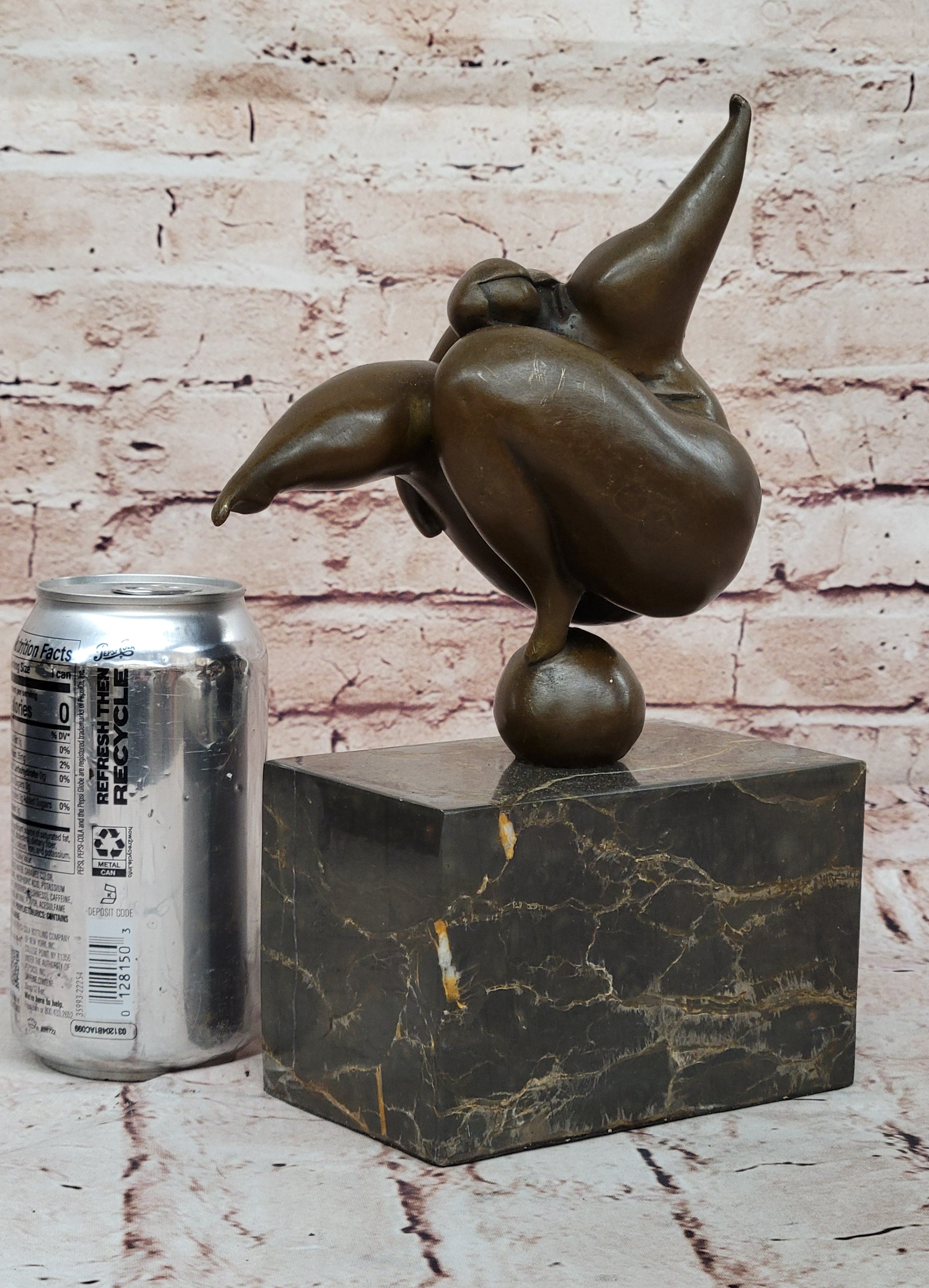 VINTAGE ABSTRACT MODERN ART CAST BRONZE STATUE ORIGINAL SIGNED MILO ARTWORK SALE