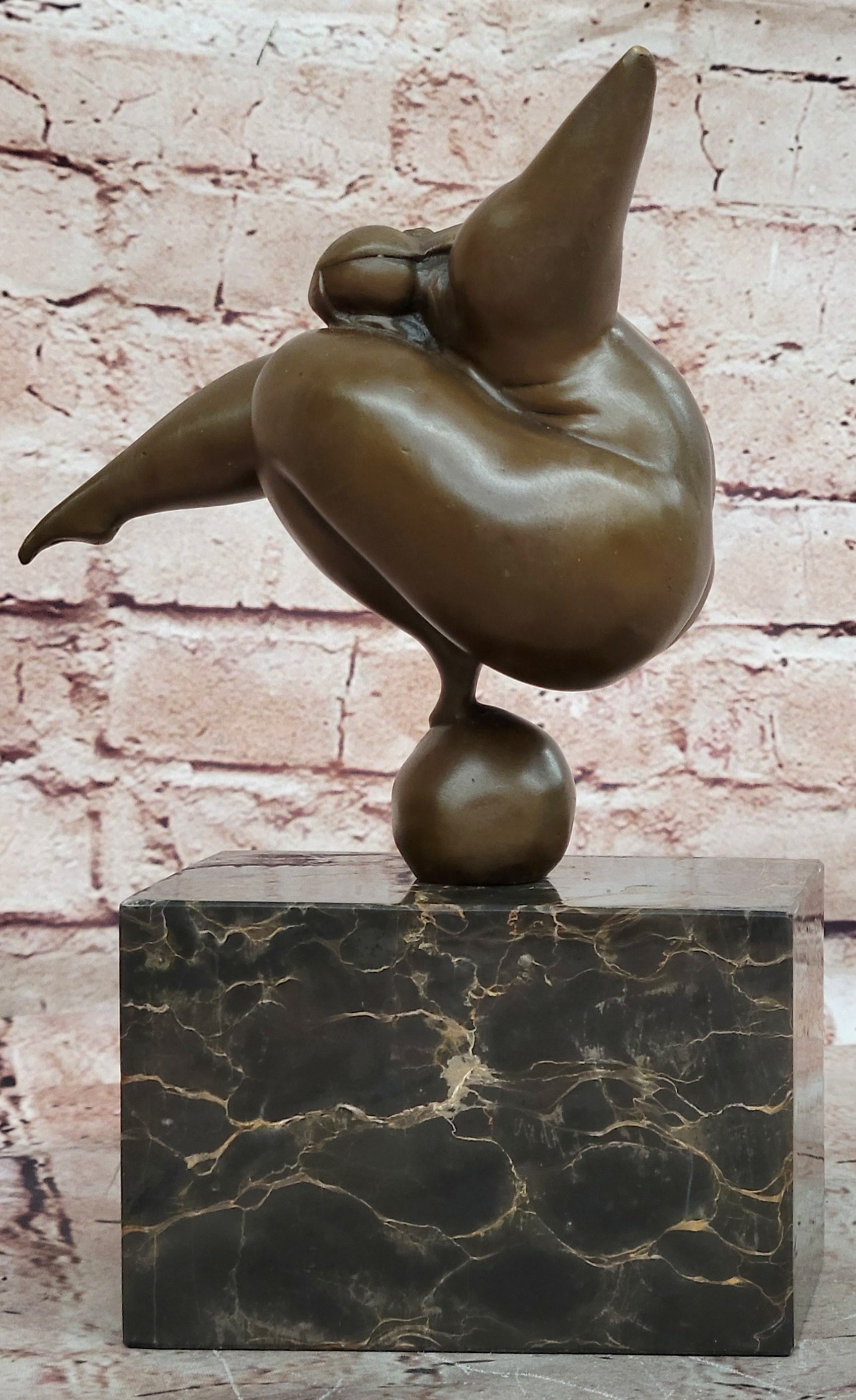 VINTAGE ABSTRACT MODERN ART CAST BRONZE STATUE ORIGINAL SIGNED MILO ARTWORK SALE