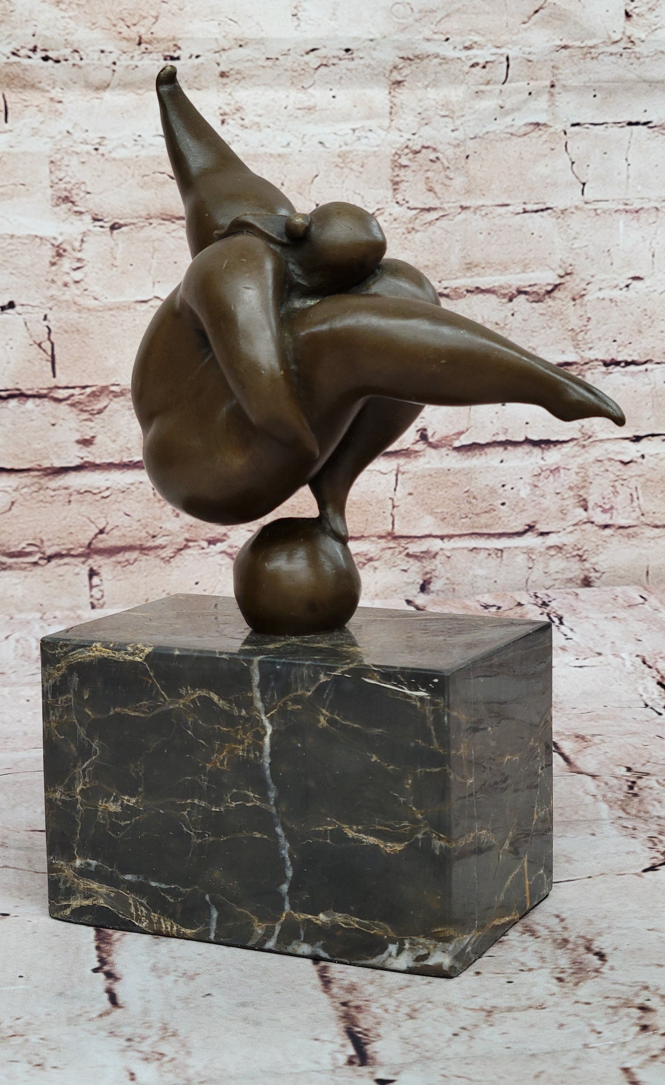 VINTAGE ABSTRACT MODERN ART CAST BRONZE STATUE ORIGINAL SIGNED MILO ARTWORK SALE