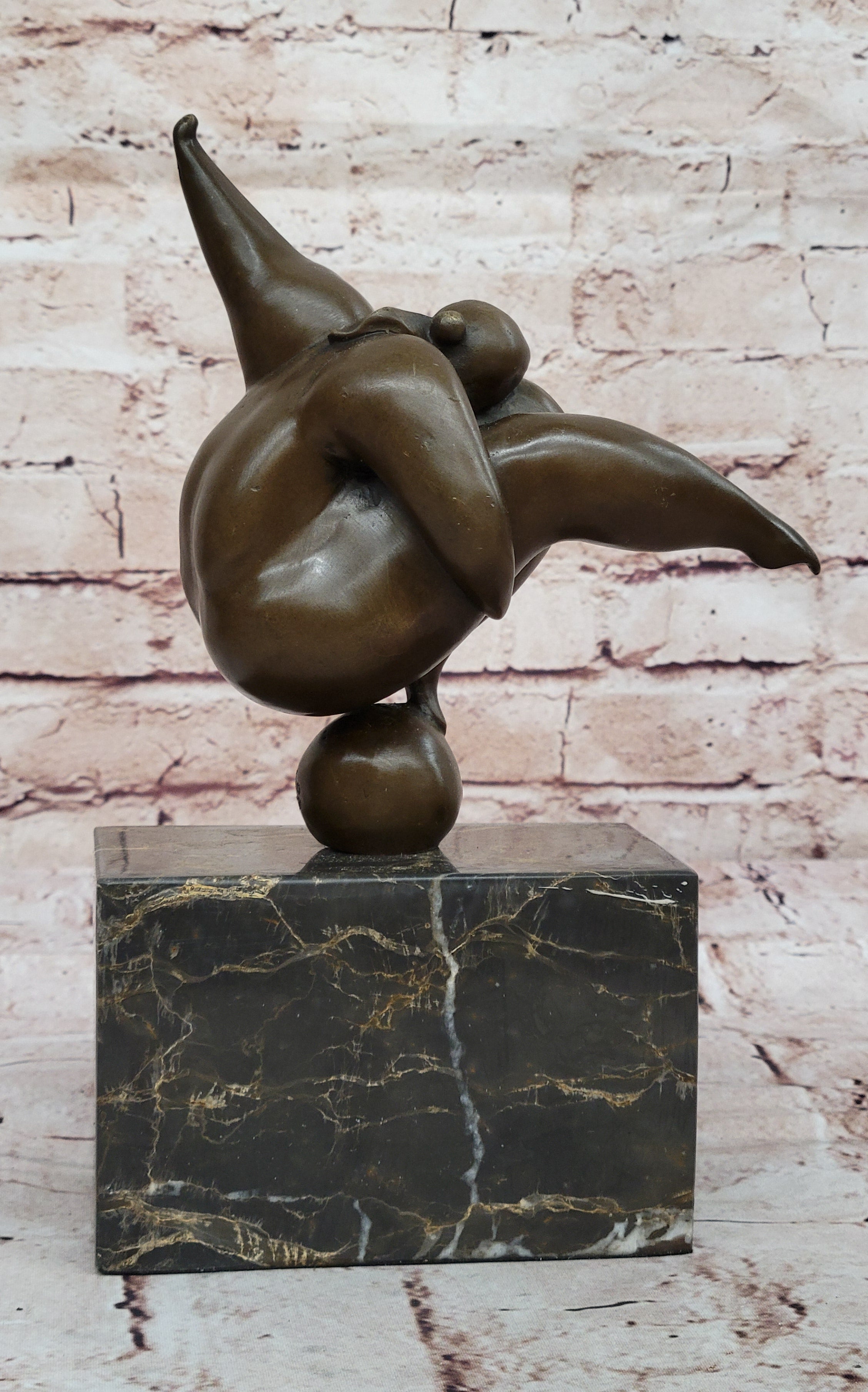 VINTAGE ABSTRACT MODERN ART CAST BRONZE STATUE ORIGINAL SIGNED MILO ARTWORK SALE