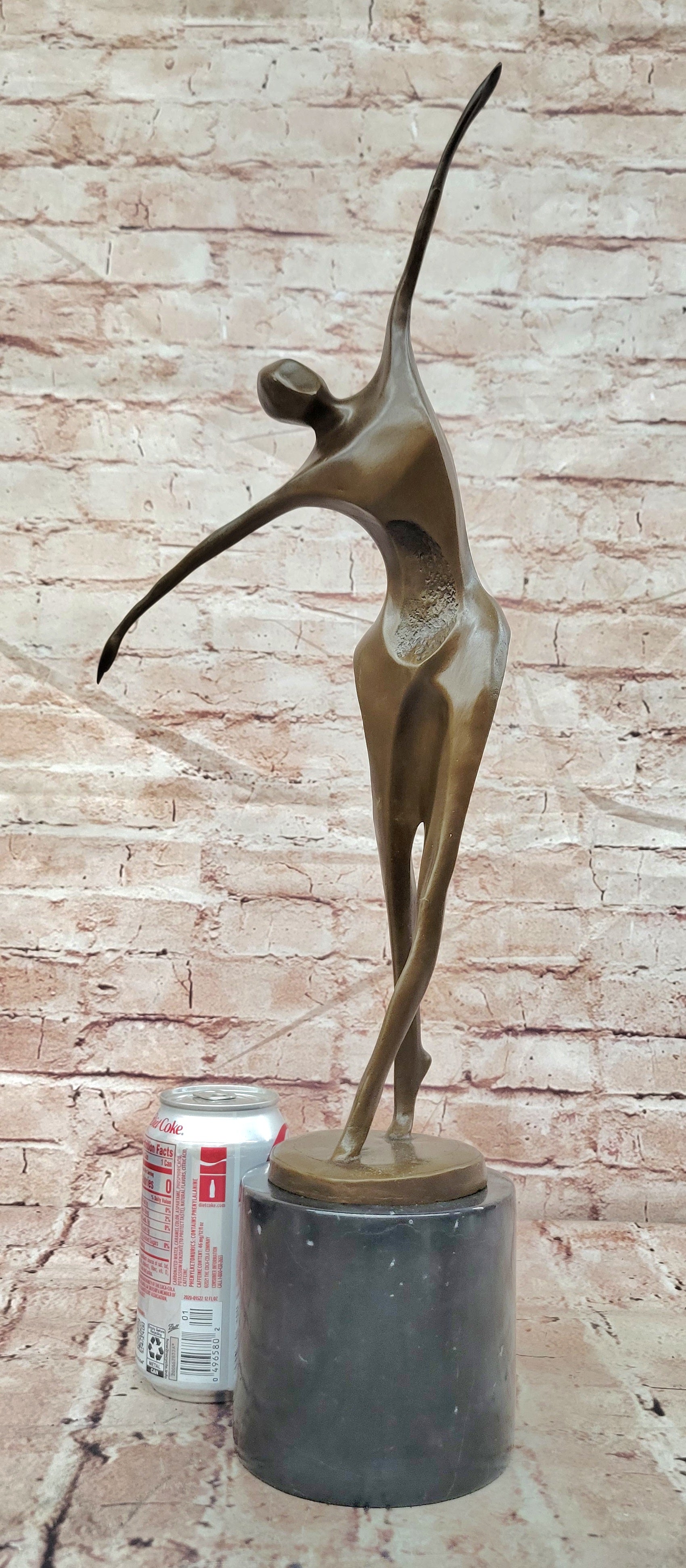 Milo`s Passion of Dance Table Sculpture: Hot Cast Bronze Artwork Lost Wax