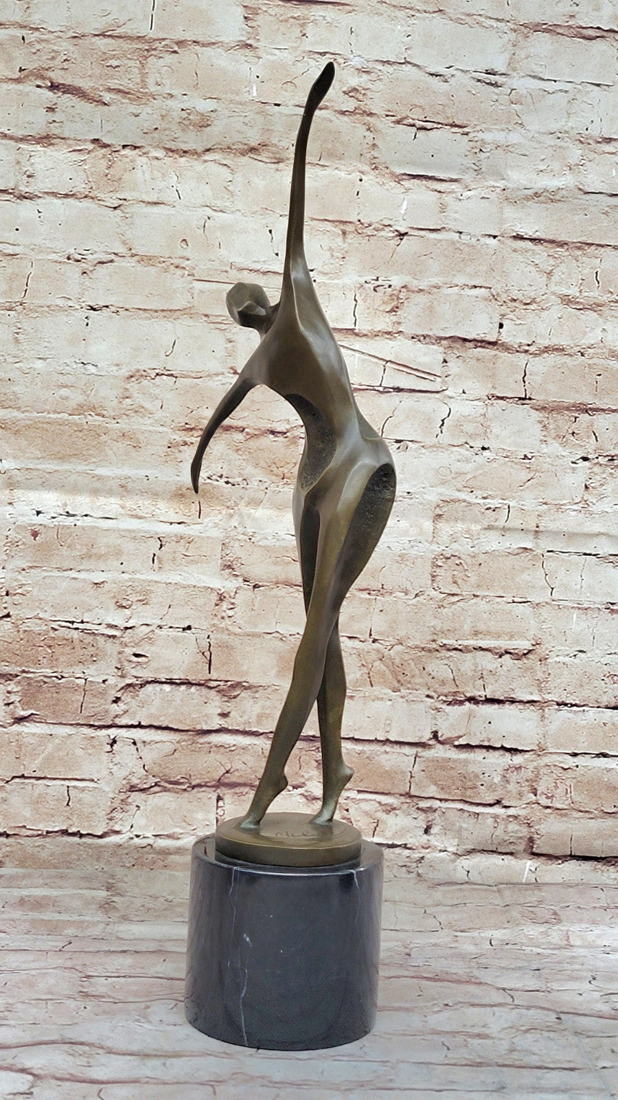 Milo`s Passion of Dance Table Sculpture: Hot Cast Bronze Artwork Lost Wax