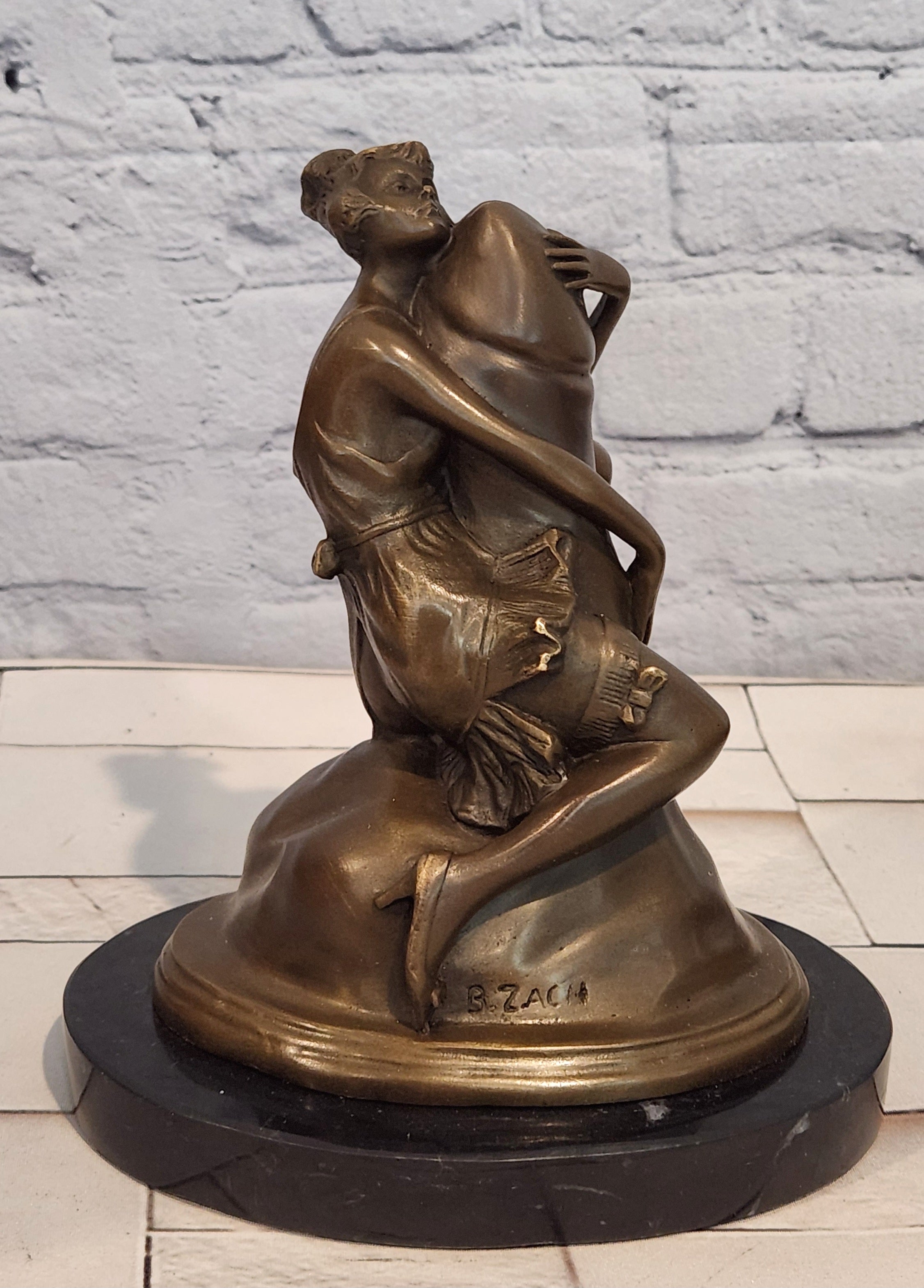 Woman Erotic Fantasy Nude Penis Bronze Sculpture Statue Figurine Figure Hotcast