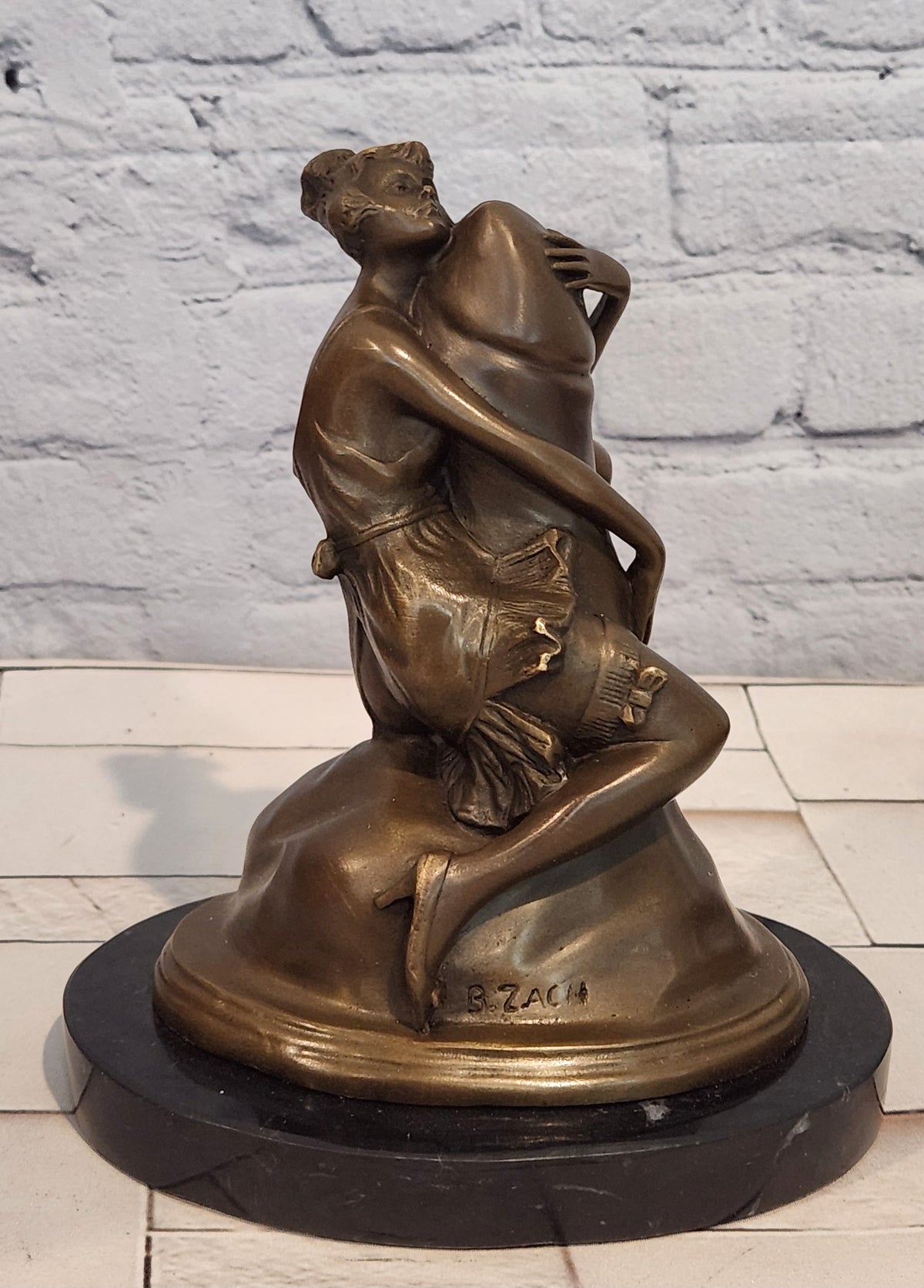 Woman Erotic Fantasy Nude Penis Bronze Sculpture Statue Figurine Figure Hotcast