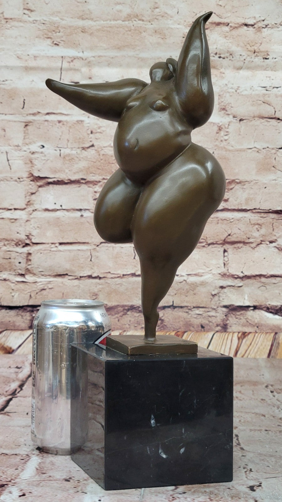 Abstract Modern Erotic Art Baby Got Back Bronze Sculpture Original Figurine Sale