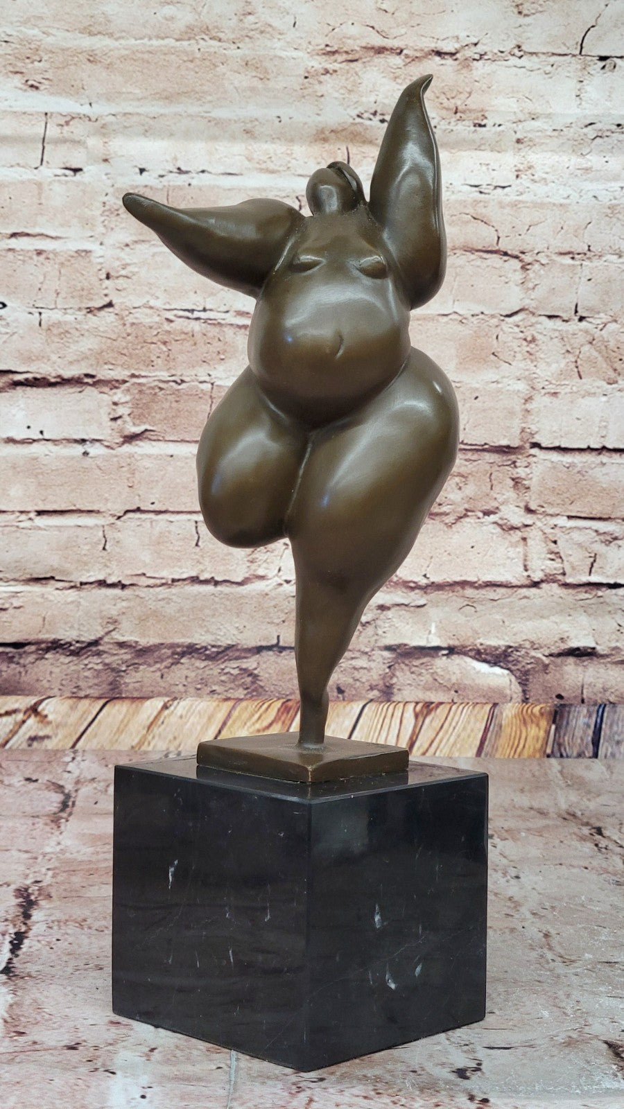 Abstract Modern Erotic Art Baby Got Back Bronze Sculpture Original Figurine Sale