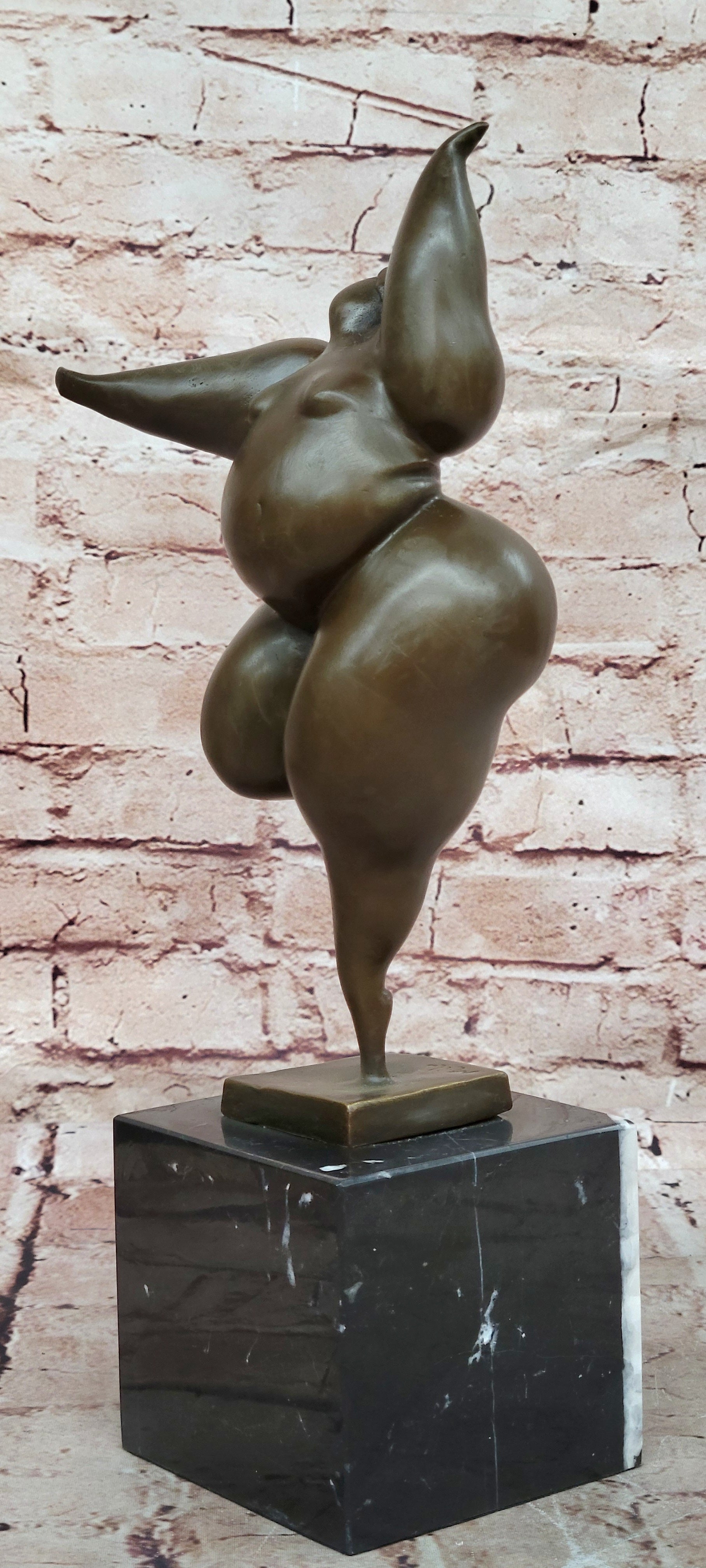 Abstract Modern Erotic Art Baby Got Back Bronze Sculpture Original Figurine Sale