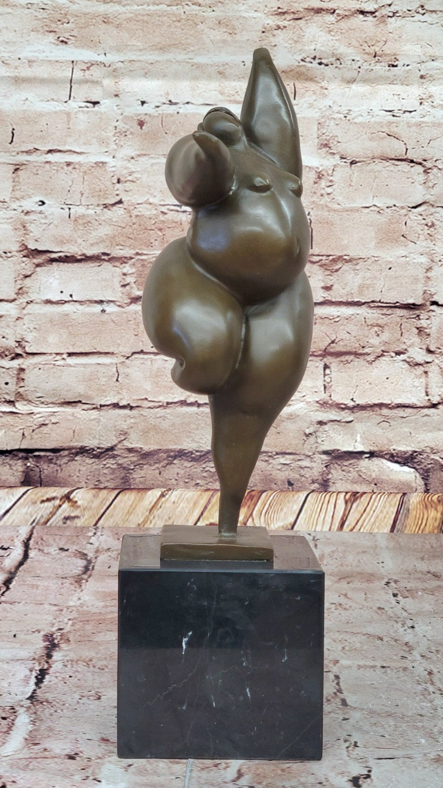 Abstract Modern Erotic Art Baby Got Back Bronze Sculpture Original Figurine Sale
