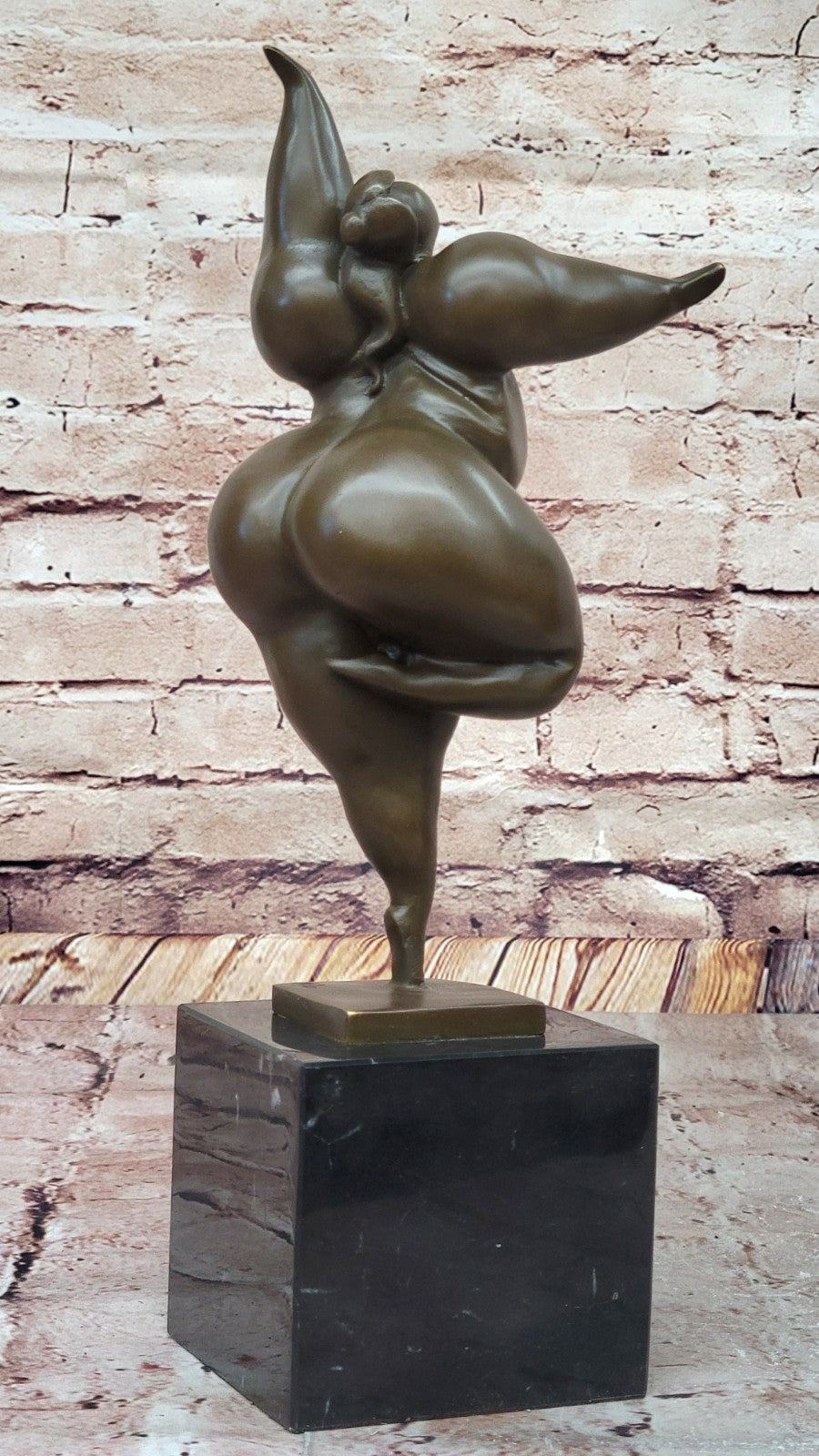 Abstract Modern Erotic Art Baby Got Back Bronze Sculpture Original Figurine Sale