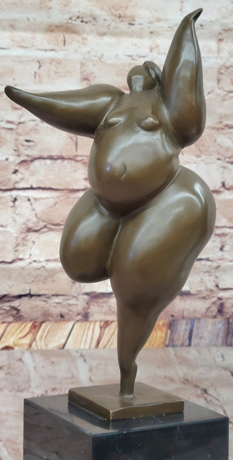 Abstract Modern Erotic Art Baby Got Back Bronze Sculpture Original Figurine Sale