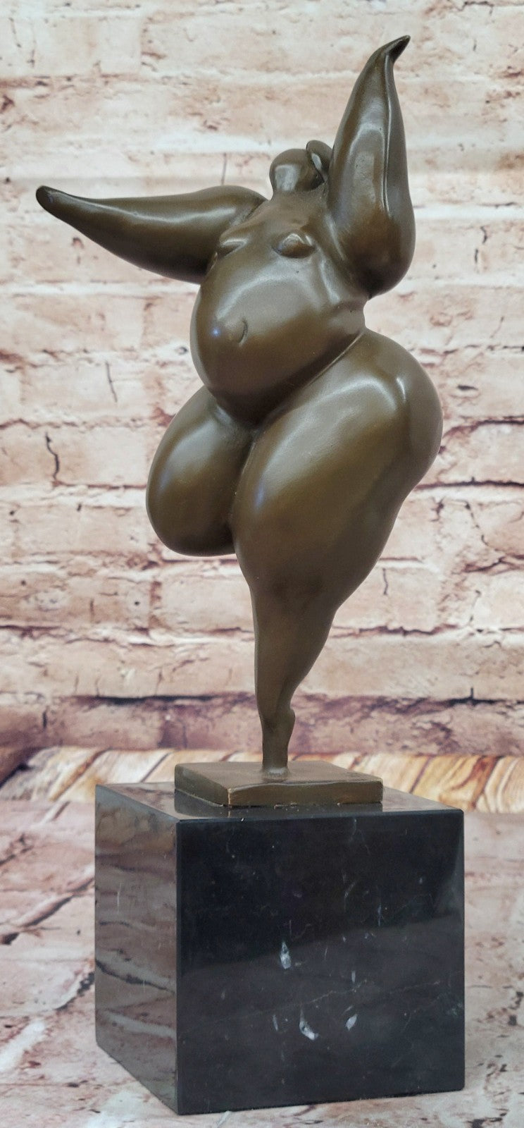 Abstract Modern Erotic Art Baby Got Back Bronze Sculpture Original Figurine Sale