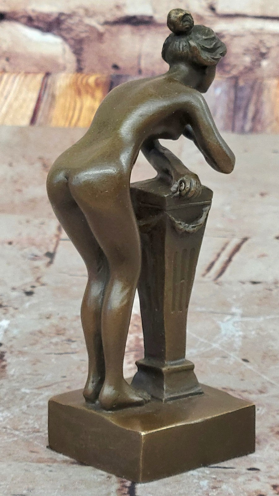 Bergman Vintage Bronze Sculpture Decor Faun Satyr And Bookends Hot Cast Art Sale