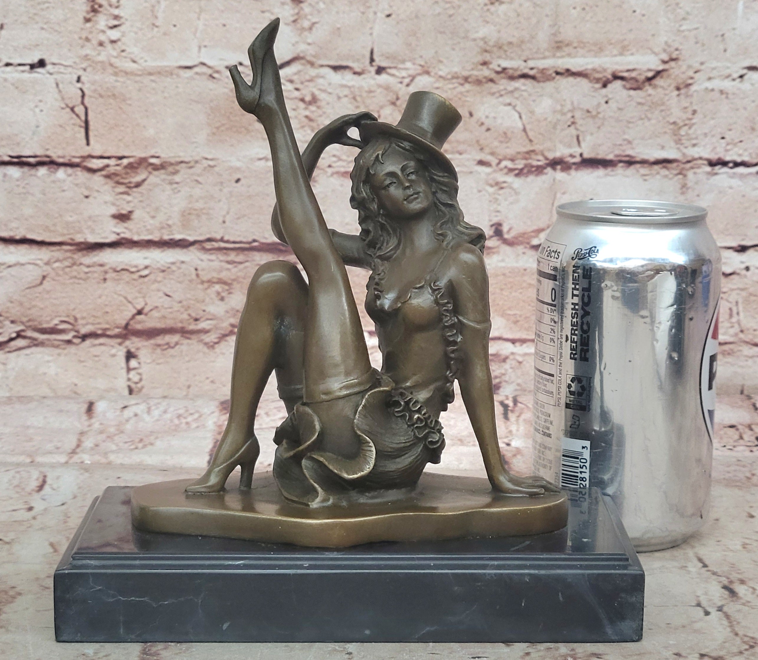 Handcrafted Detailed Beautiful Dancer By Renown French Artist Jean Patoue Bronze