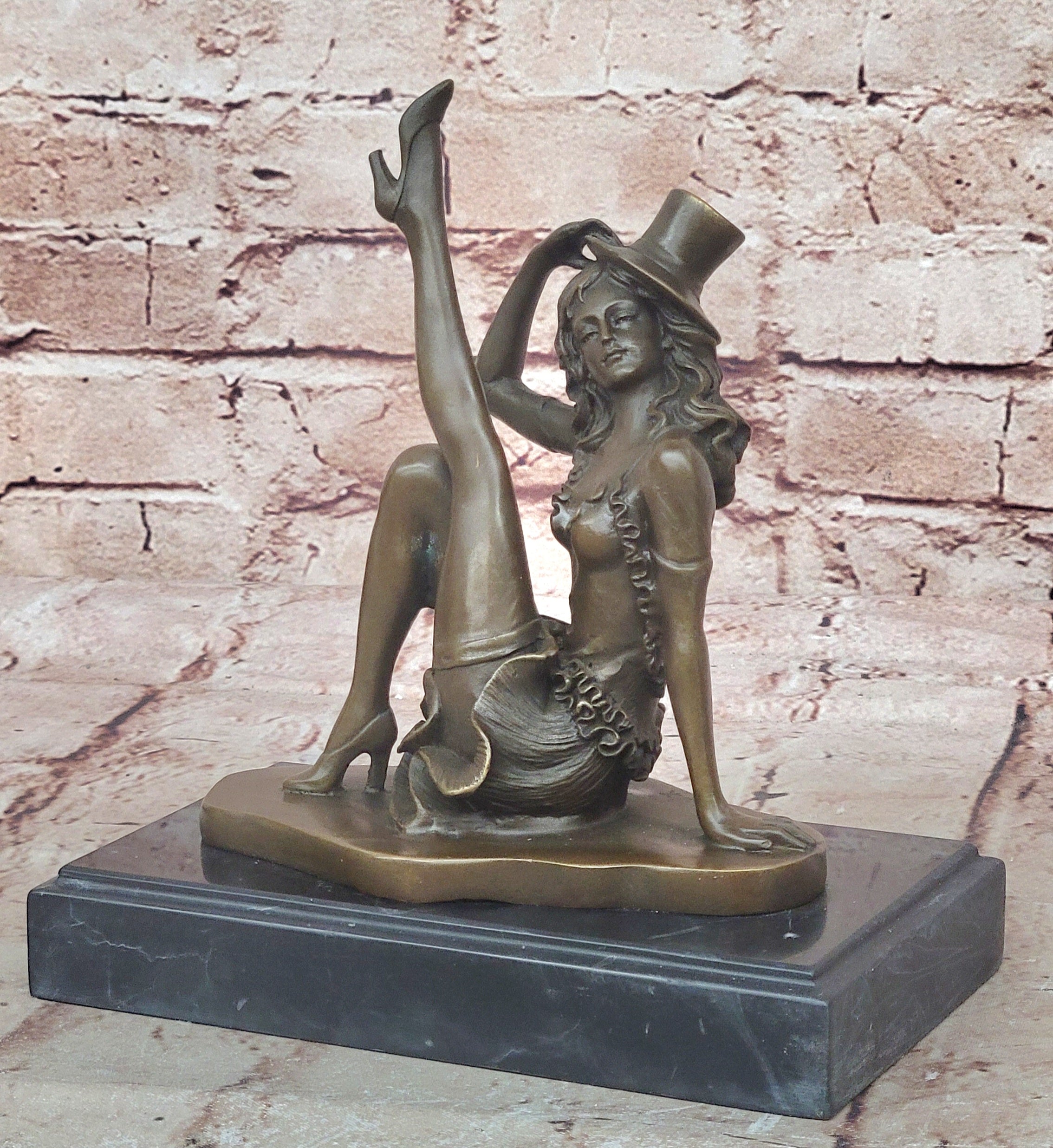 Handcrafted Detailed Beautiful Dancer By Renown French Artist Jean Patoue Bronze