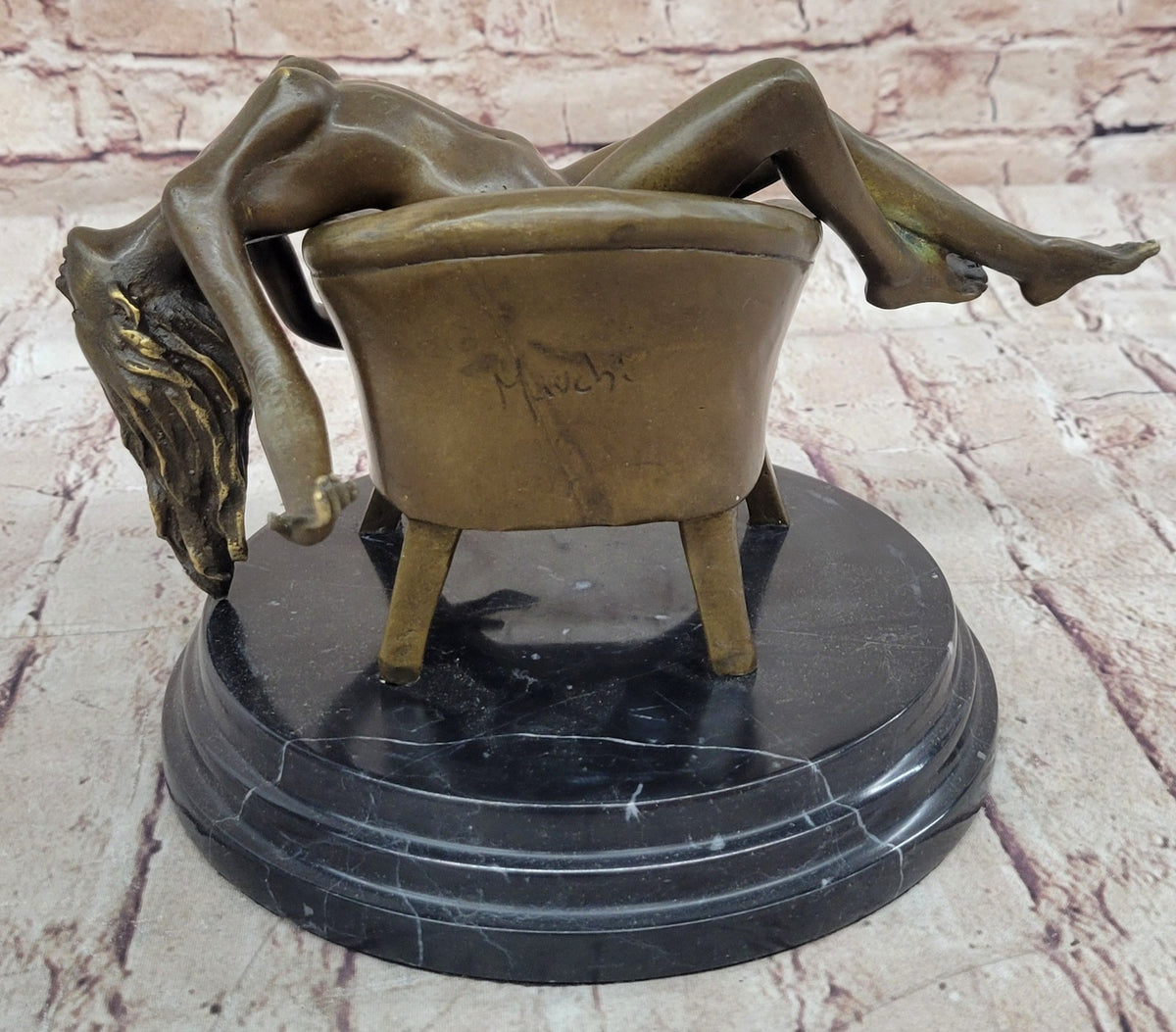 Bronze Sculpture Nude Naked Woman Museum Quality Artwork Figurine Sale Decor Art