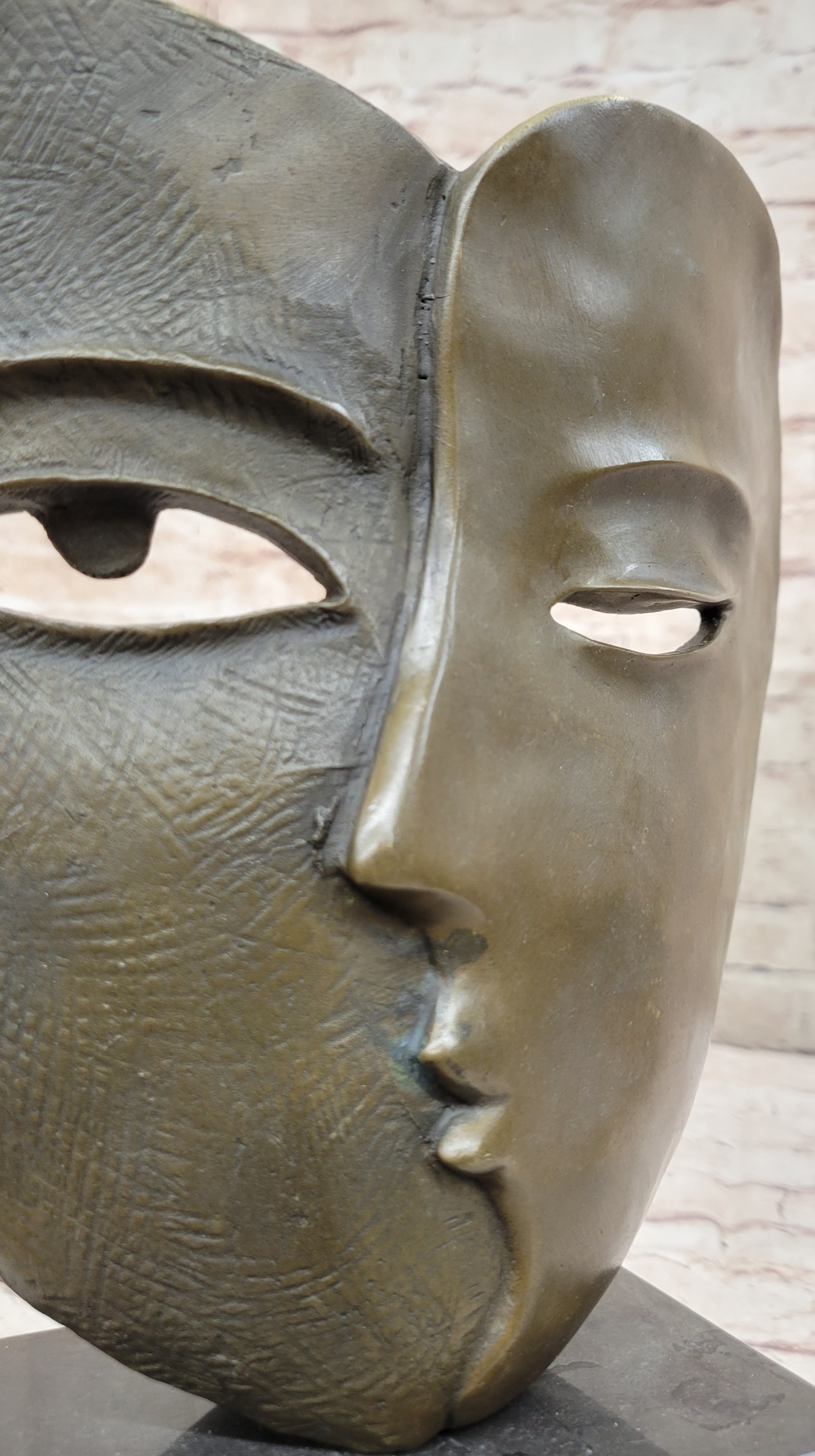 LOVELY QUALITY PURE BRONZE PICASSO SCULPTURE SUBSTANTIAL ABSTRACT MODERN ART DECO