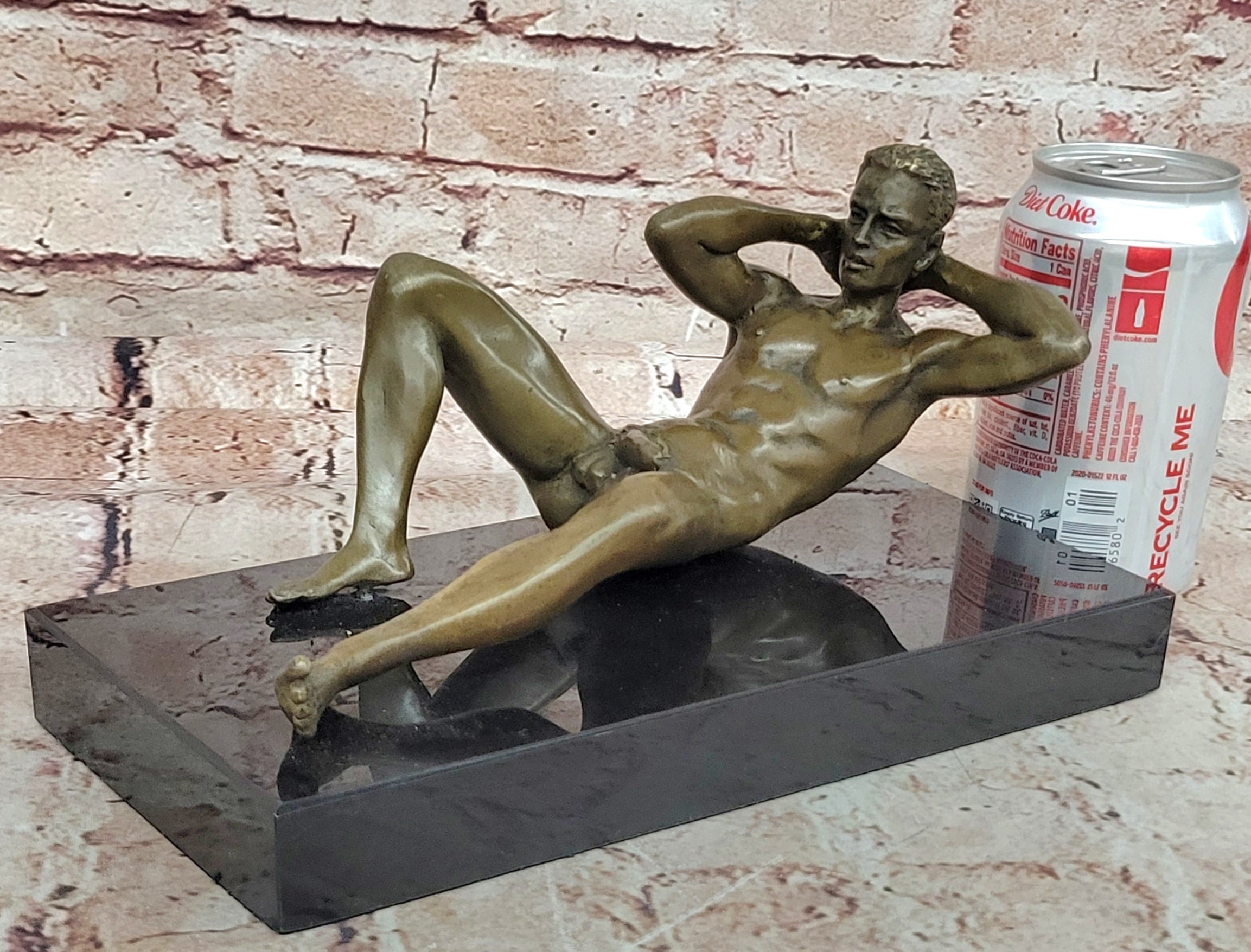 Nude Bronze Sculpture Hot Cast Museum Quality Figurine Figure Decor Lost Wax