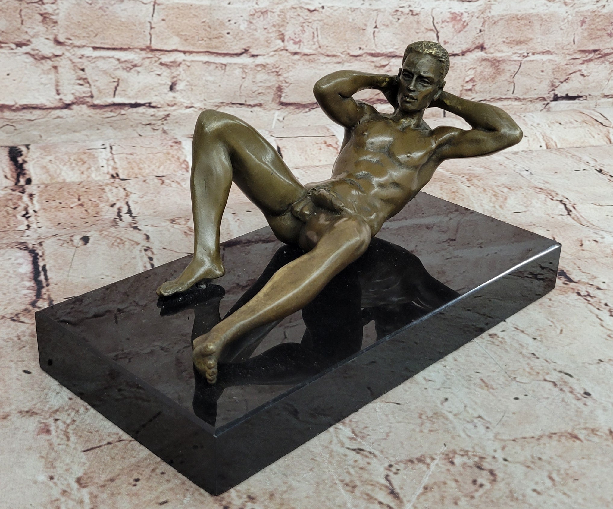 Nude Bronze Sculpture Hot Cast Museum Quality Figurine Figure Decor Lost Wax