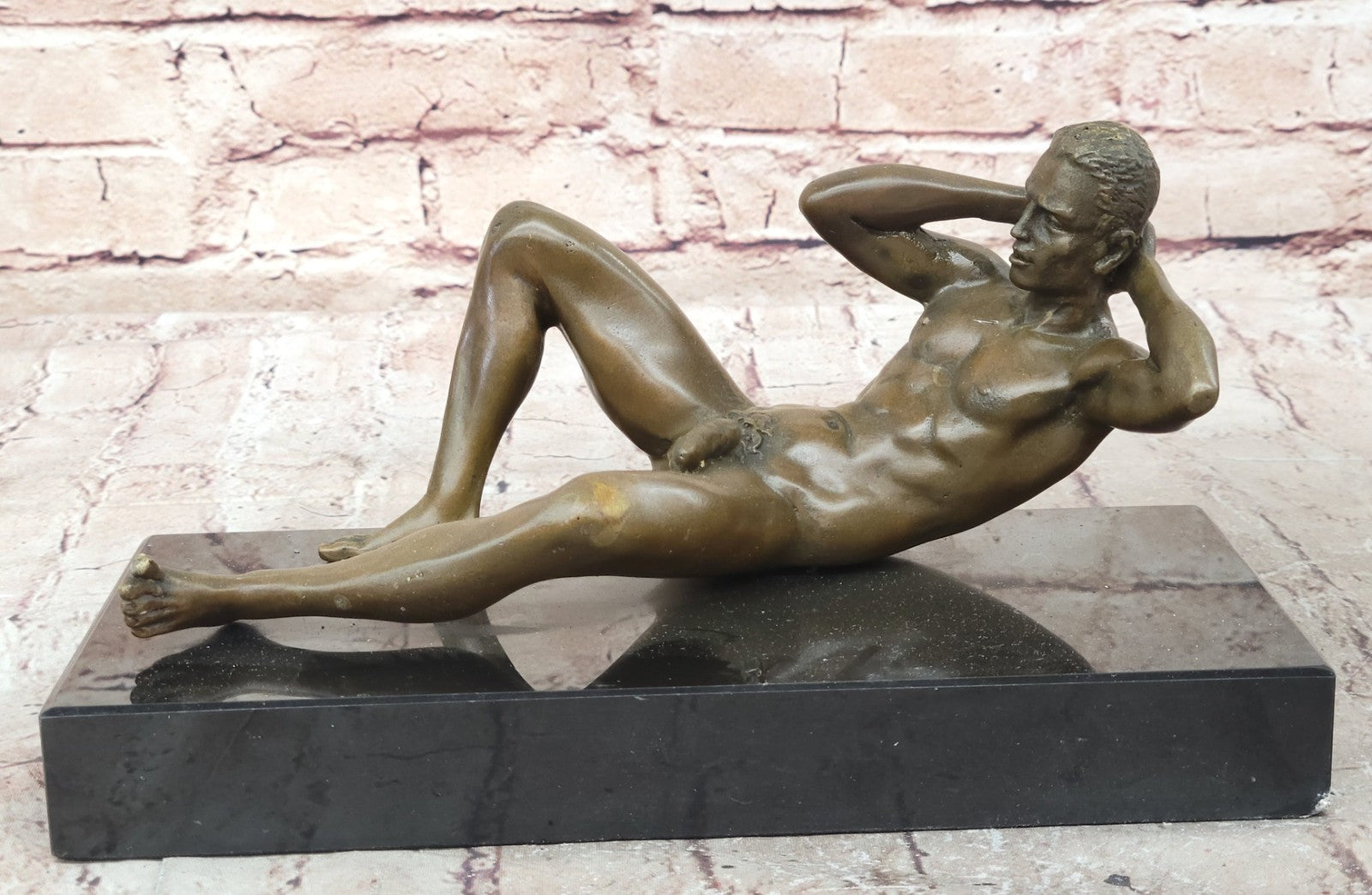 Nude Bronze Sculpture Hot Cast Museum Quality Figurine Figure Decor Lost Wax