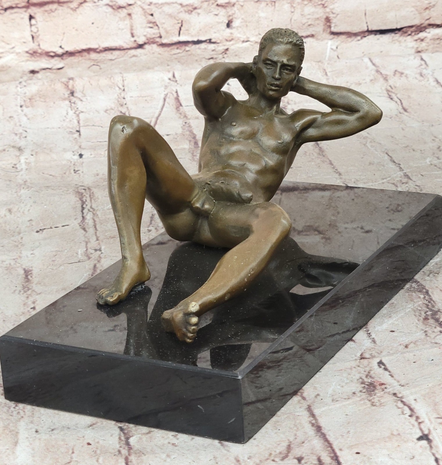Nude Bronze Sculpture Hot Cast Museum Quality Figurine Figure Decor Lost Wax