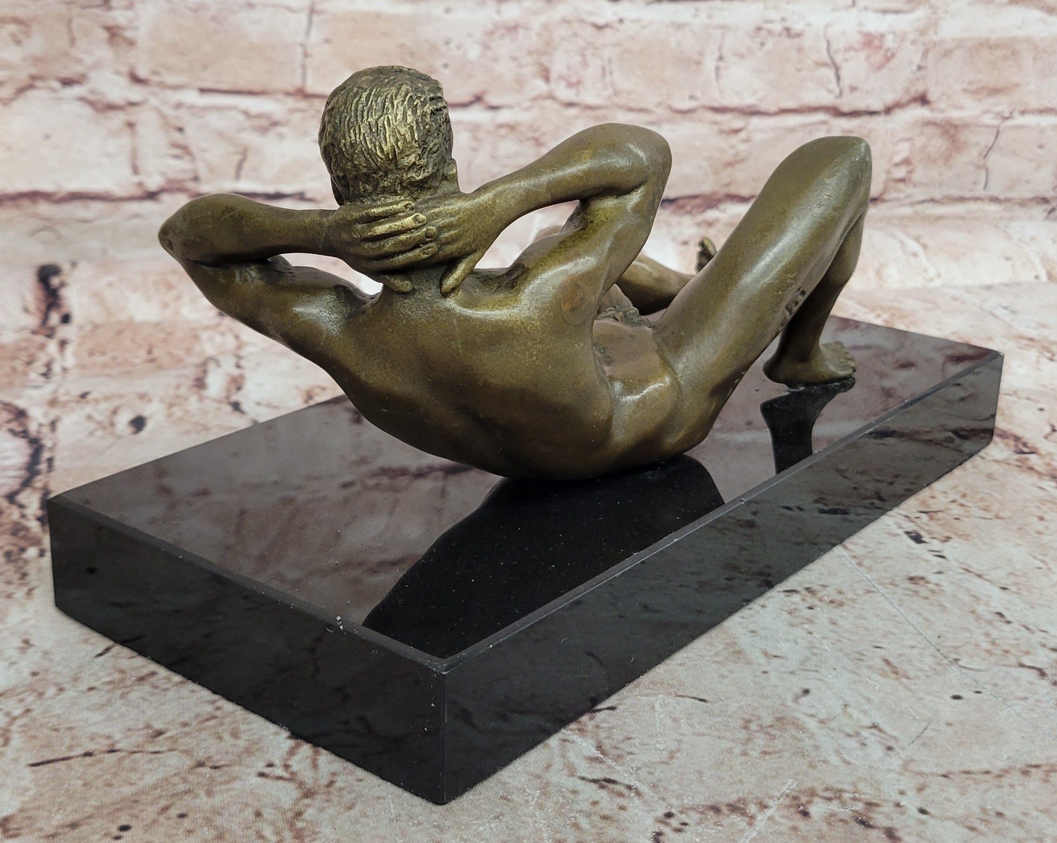 Nude Bronze Sculpture Hot Cast Museum Quality Figurine Figure Decor Lost Wax