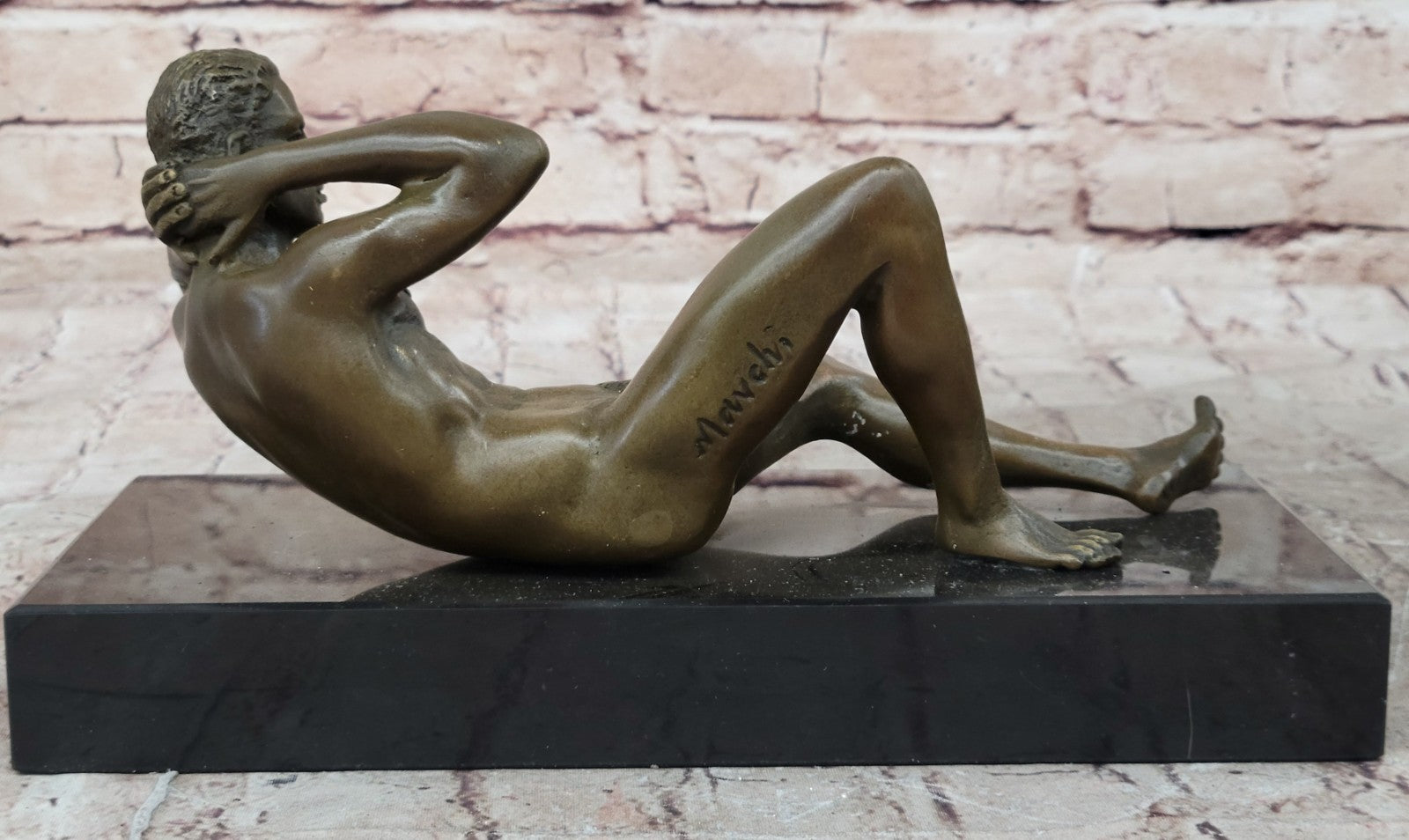 Nude Bronze Sculpture Hot Cast Museum Quality Figurine Figure Decor Lost Wax