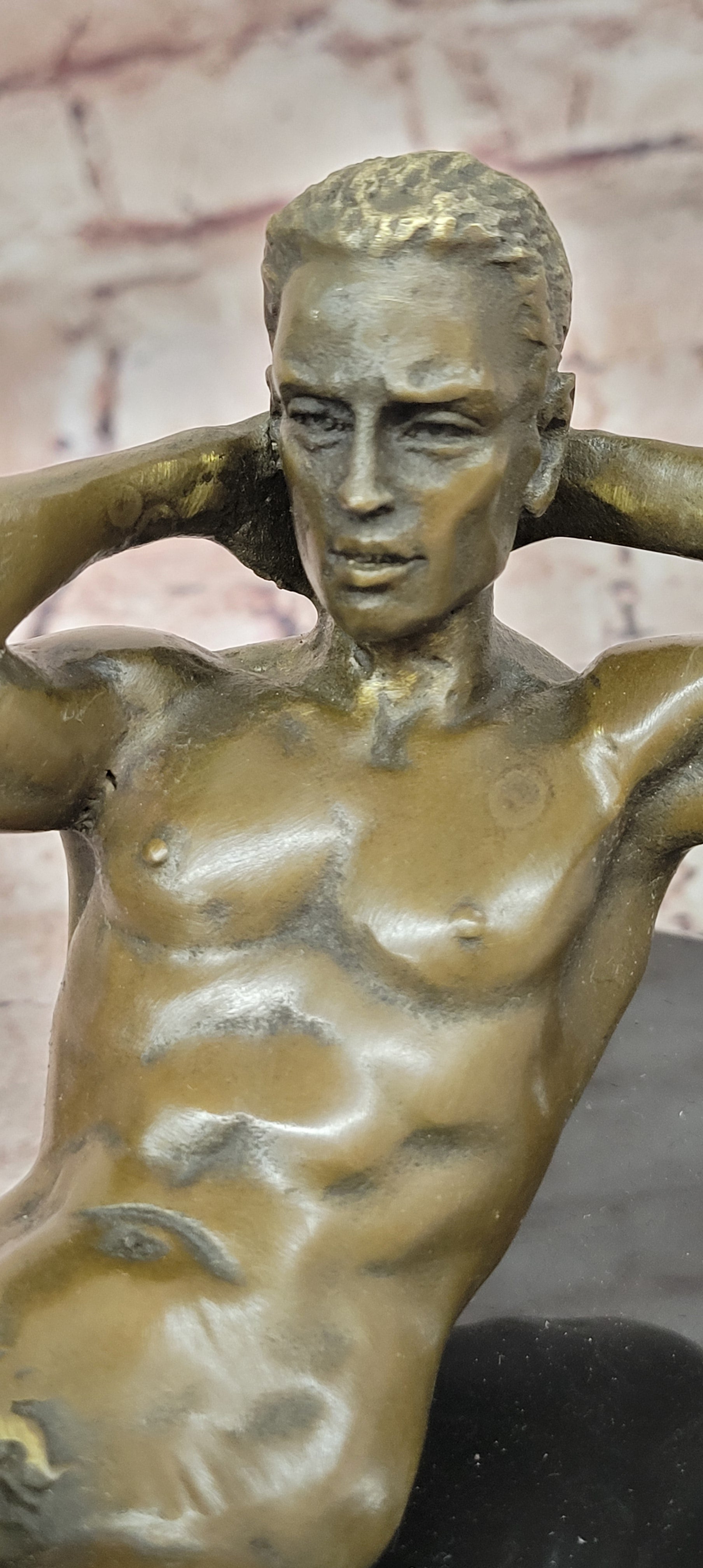 Nude Bronze Sculpture Hot Cast Museum Quality Figurine Figure Decor Lost Wax