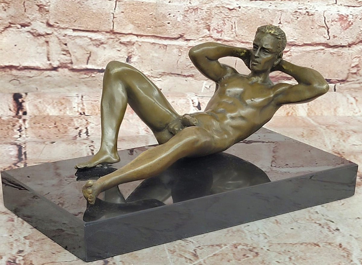 Nude Bronze Sculpture Hot Cast Museum Quality Figurine Figure Decor Lost Wax
