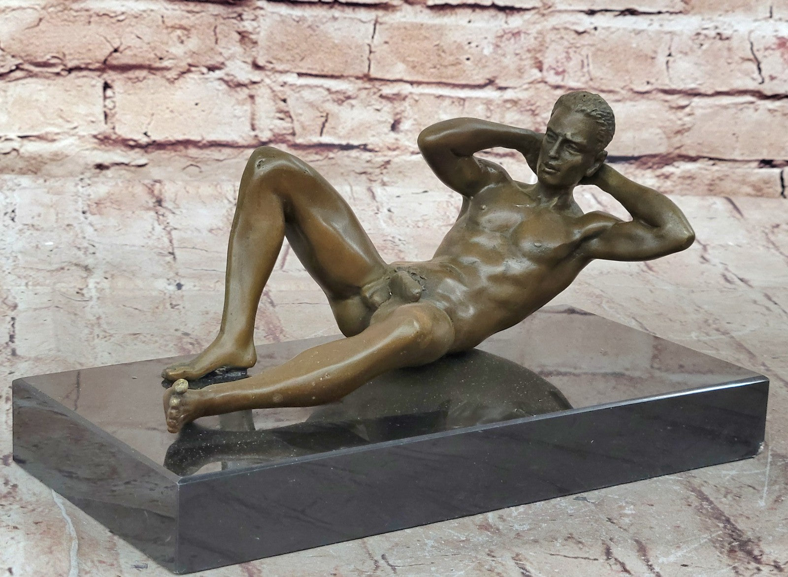 Nude Bronze Sculpture Hot Cast Museum Quality Figurine Figure Decor Lost Wax