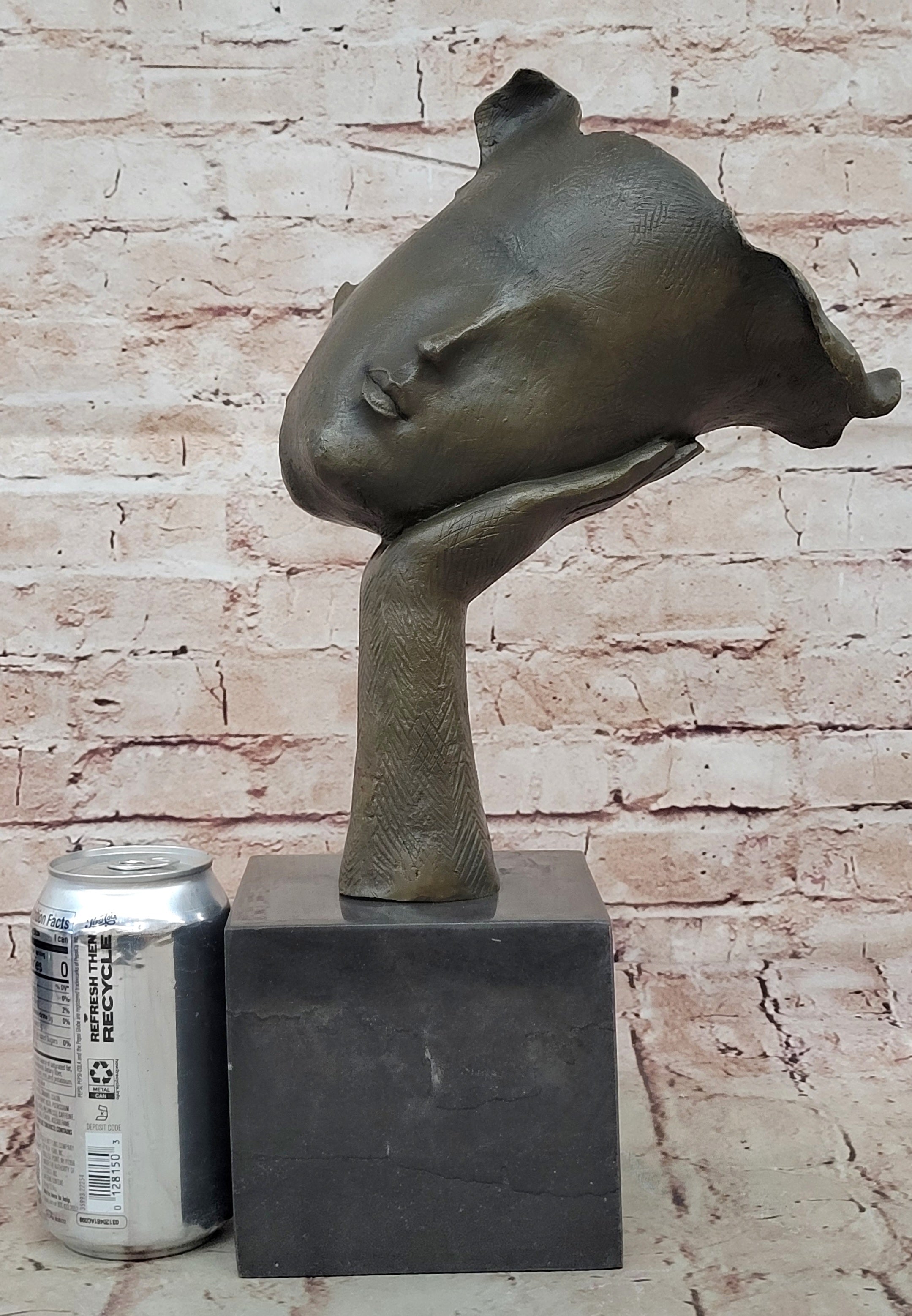 Bronze Sculpture Modern Abstract Women Classic Artwork Figurine Figure Dali