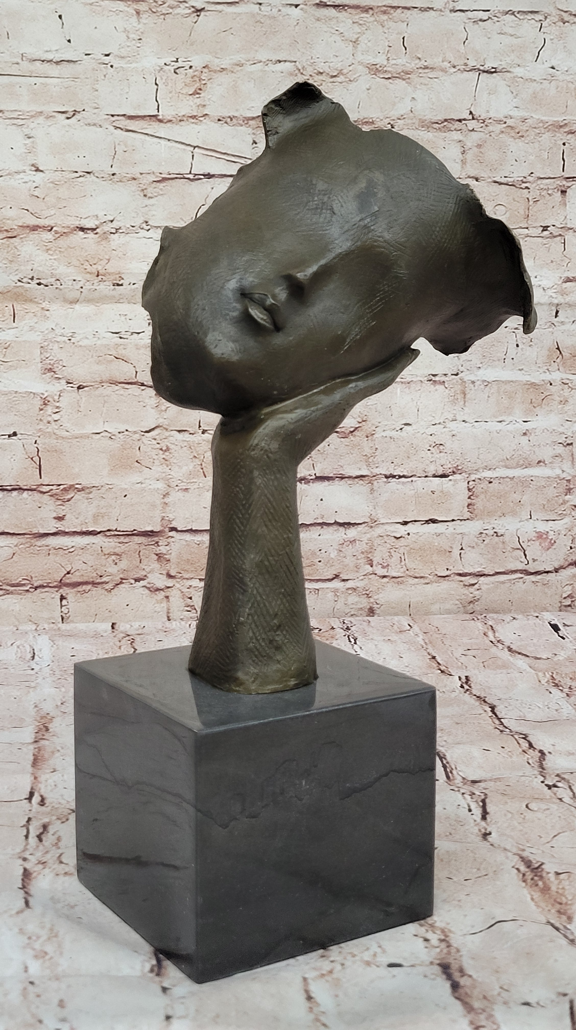 Bronze Sculpture Modern Abstract Women Classic Artwork Figurine Figure Dali
