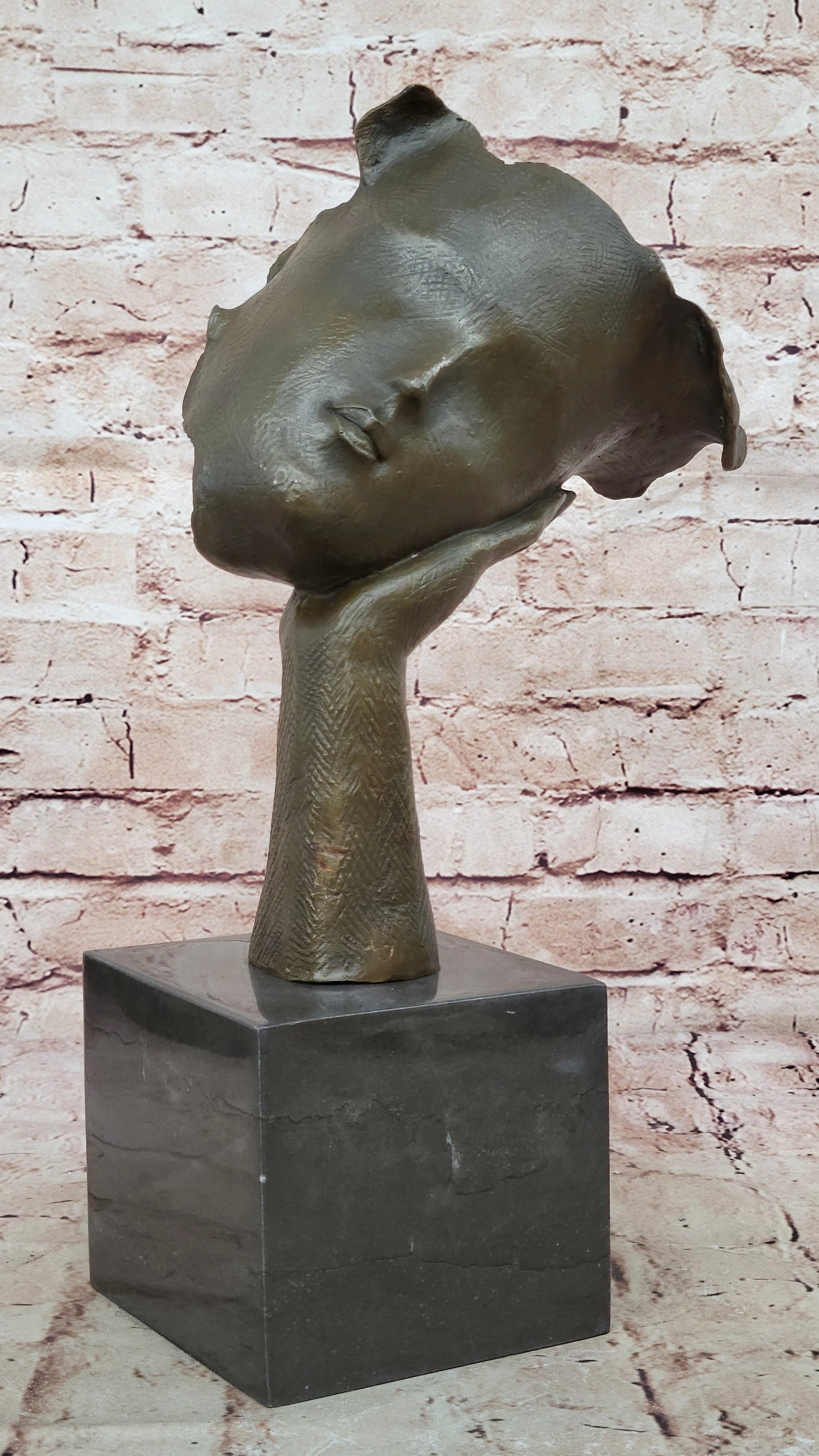 Bronze Sculpture Modern Abstract Women Classic Artwork Figurine Figure Dali