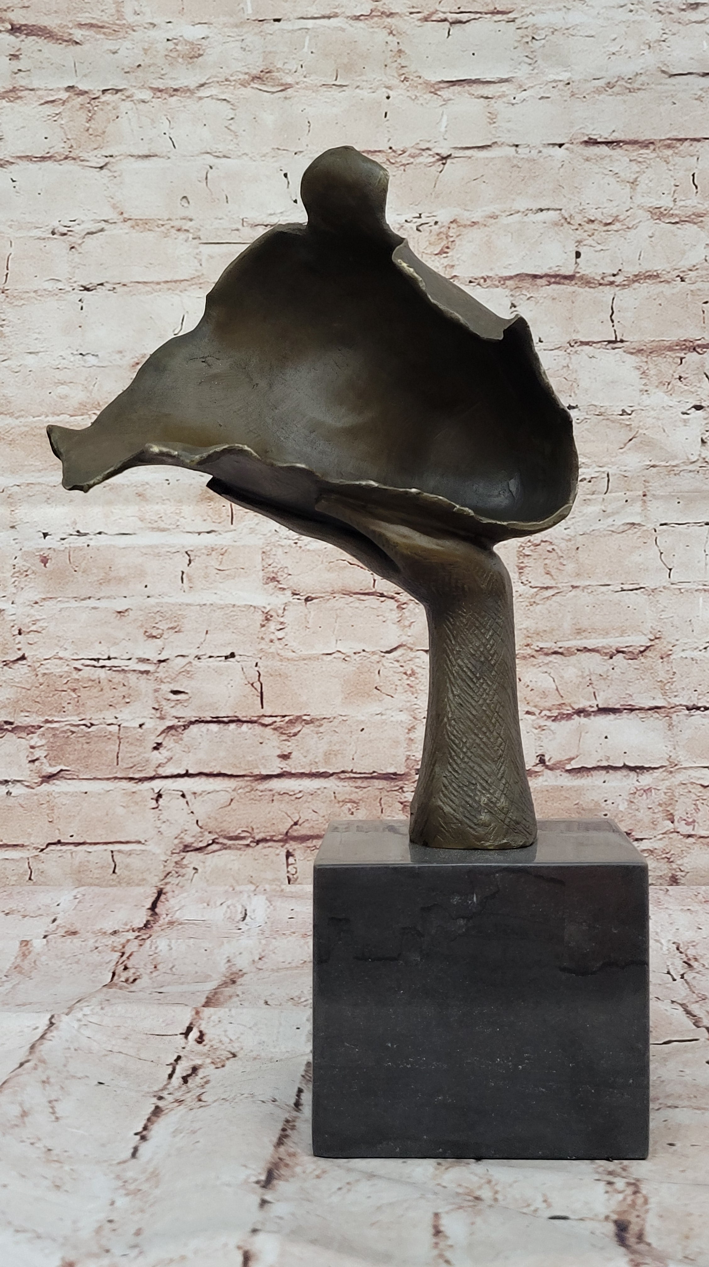 Bronze Sculpture Modern Abstract Women Classic Artwork Figurine Figure Dali