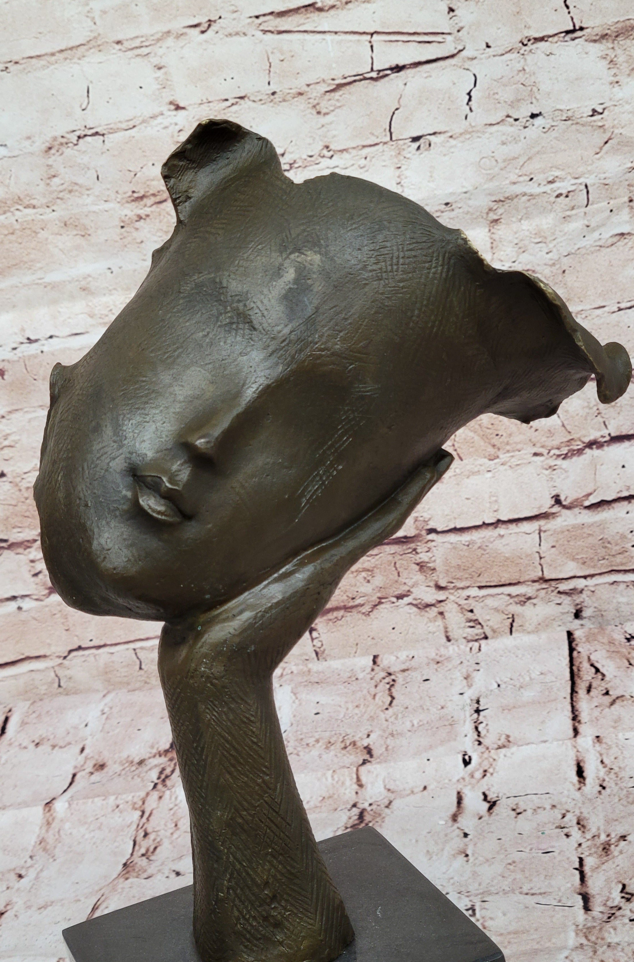 Bronze Sculpture Modern Abstract Women Classic Artwork Figurine Figure Dali