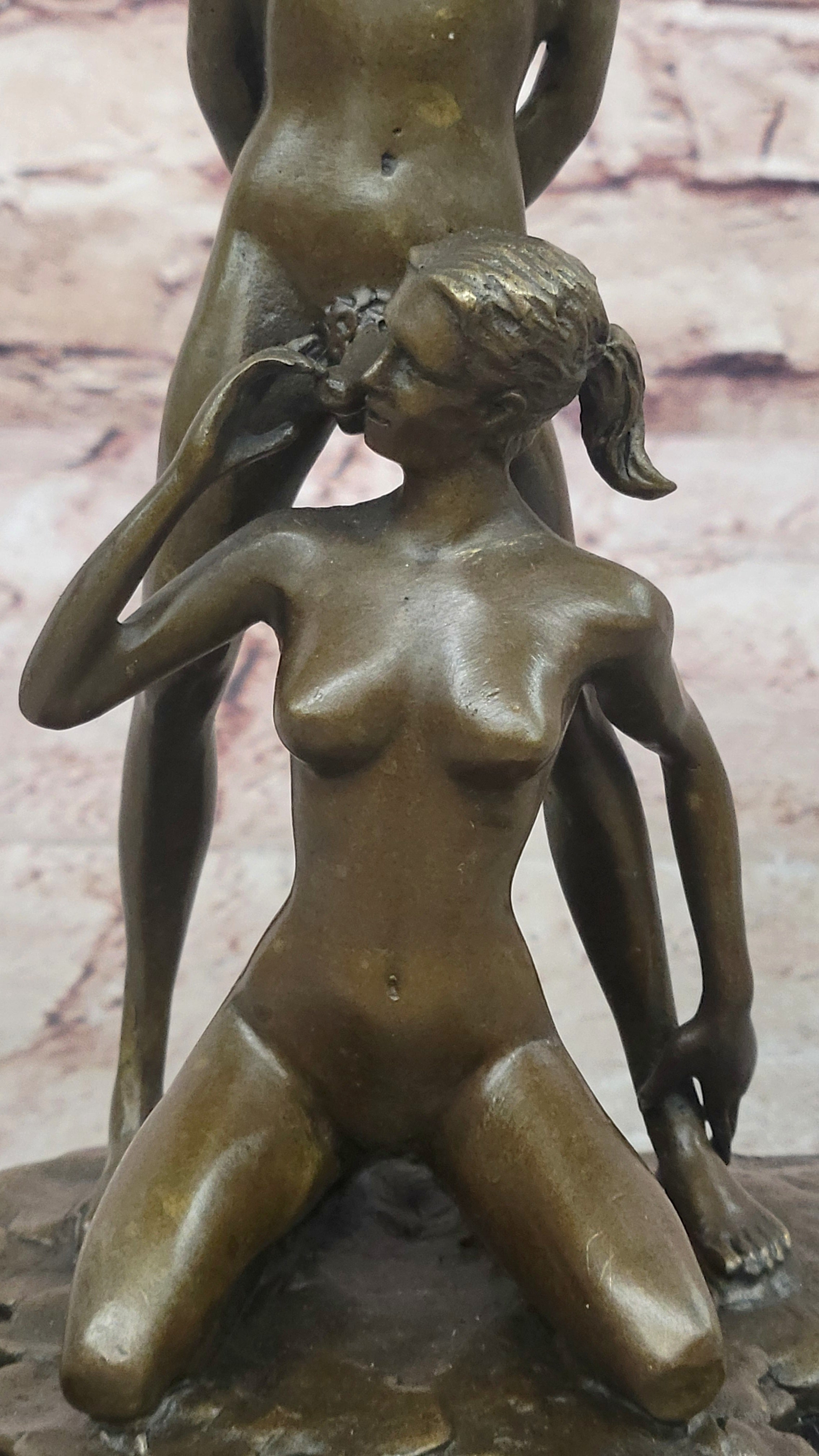 Abstract Modern Art Highly Erotic Conversation Starter Nude Bronze Statue Decor