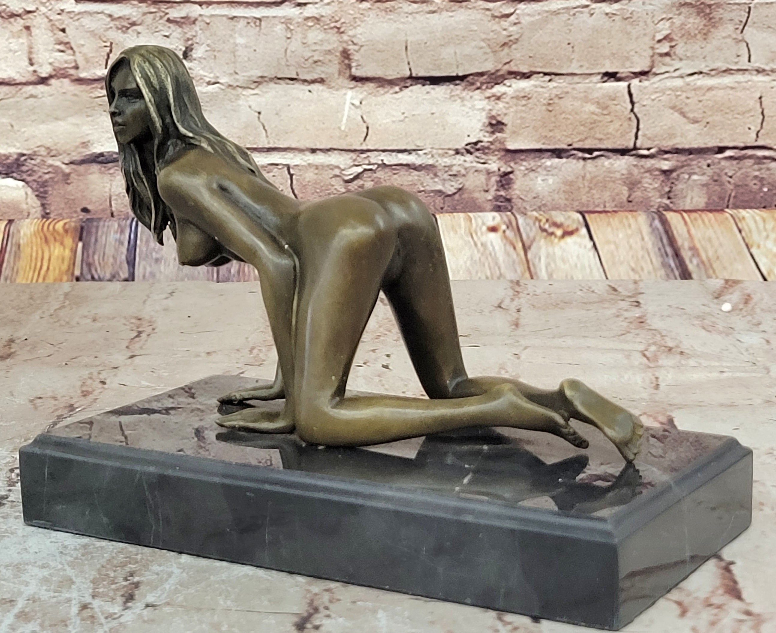 Abstract Modern Art Highly Erotic Conversation starter Sexual Nude Bronze Statue