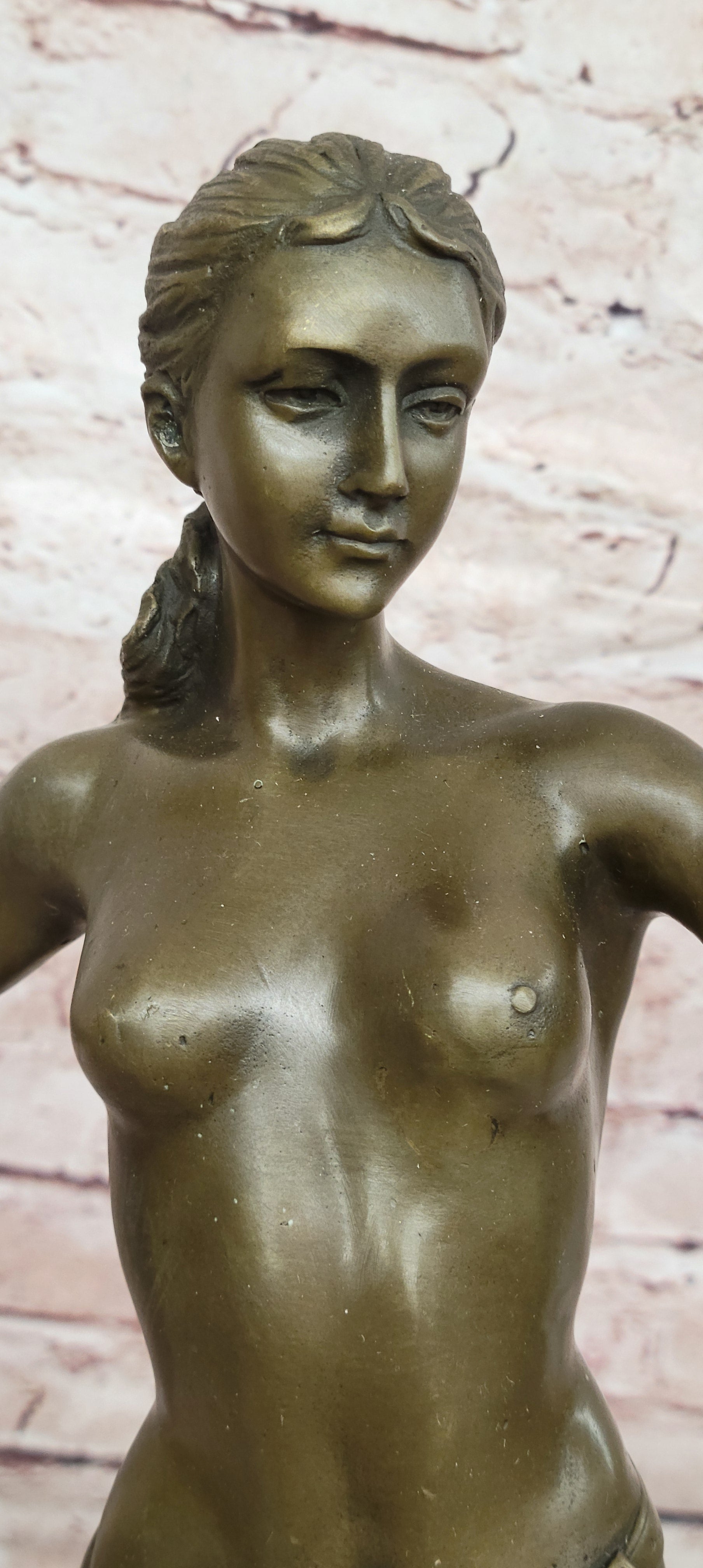 European Bronze Finery DIANA THE HUNTRESS Nude Hand Made Artwork Museum Quality