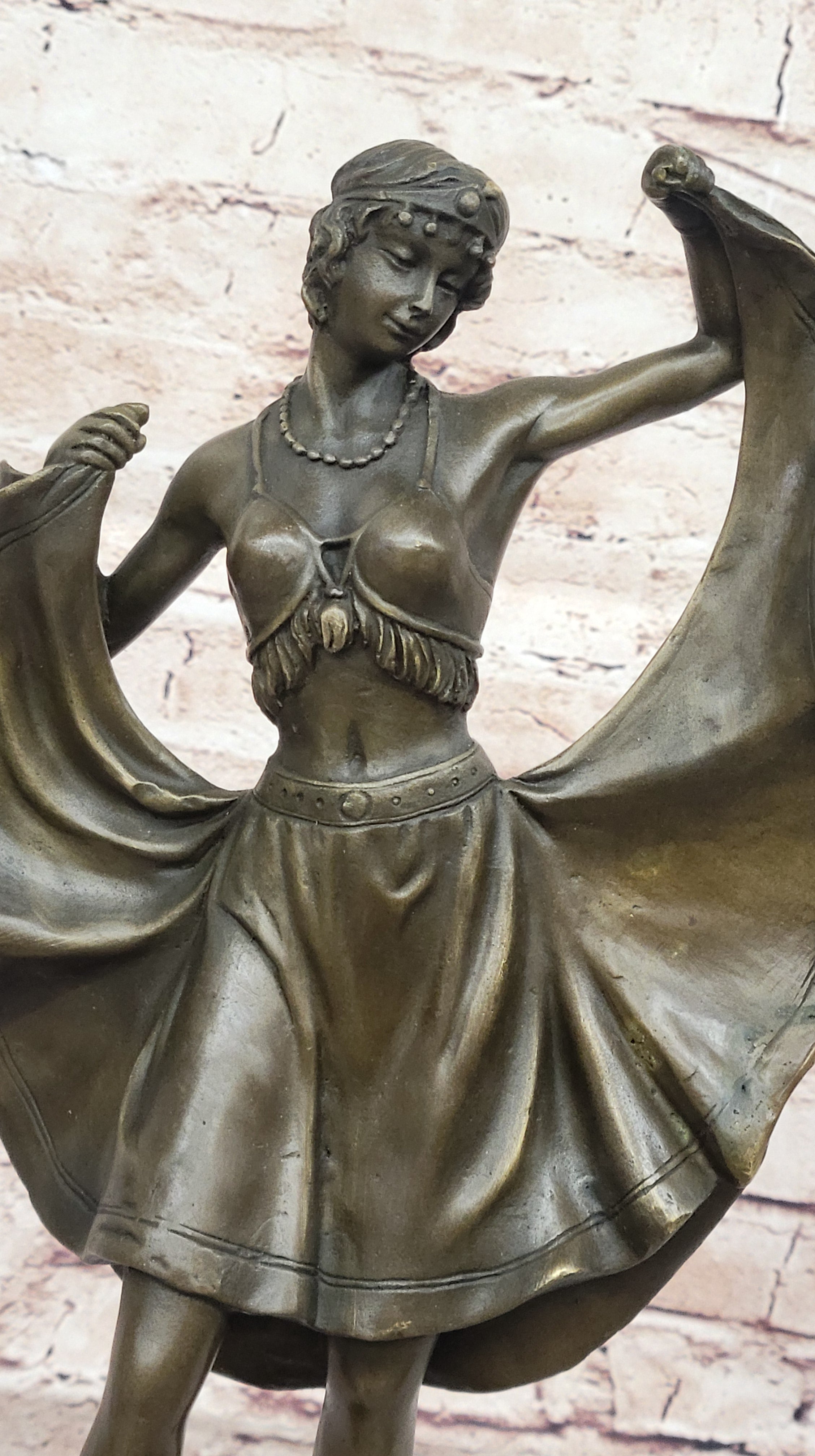 Orientalist Austrian Bergman Bronze Sculpture Handcrafted Naughty Statue Art