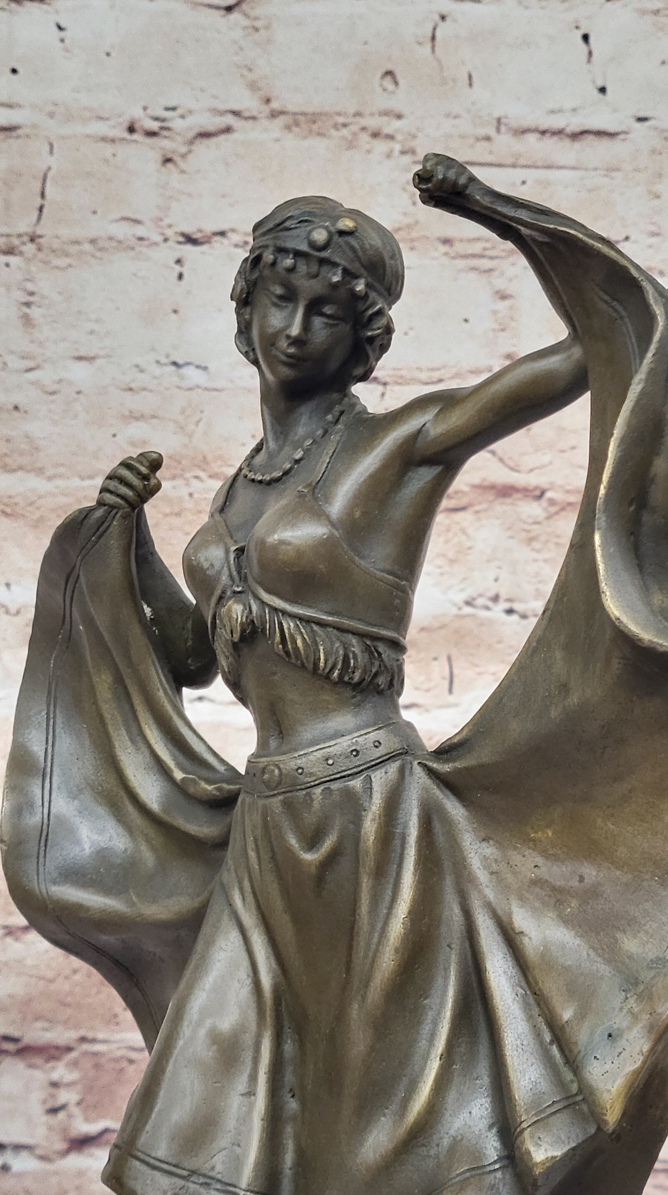 Orientalist Austrian Bergman Bronze Sculpture Handcrafted Naughty Statue Art