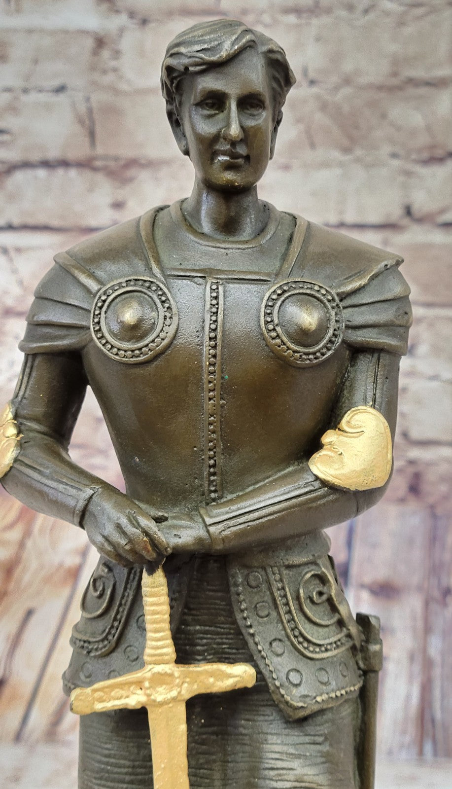 Bronze Sculpture Hand Made Spartan Gladiator Museum Quality Artwork Figure