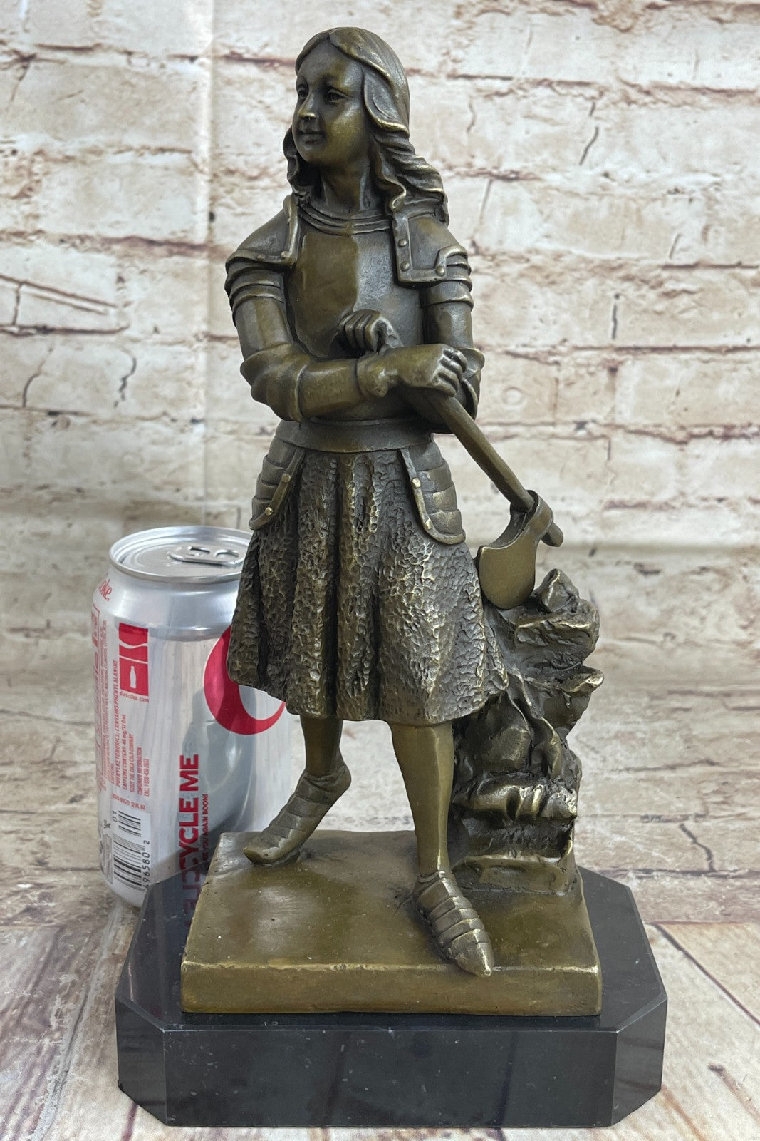 Museum Quality Close Out Sale Joan of Arc Bronze Masterpiece Statue Gift