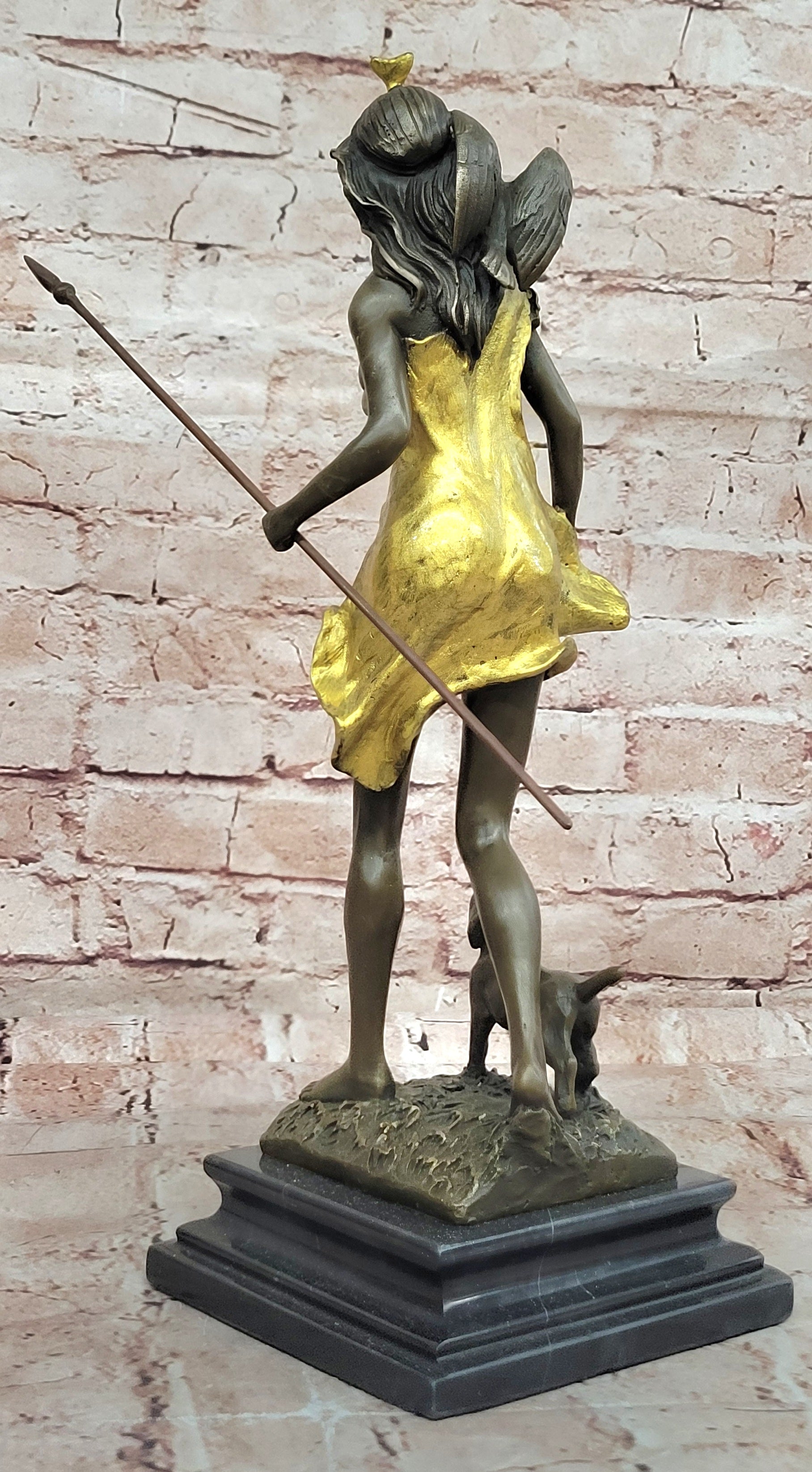 Collectible Hot Cast Amazing Diana The Huntress Bronze Sculpture by Vitaleh Sale