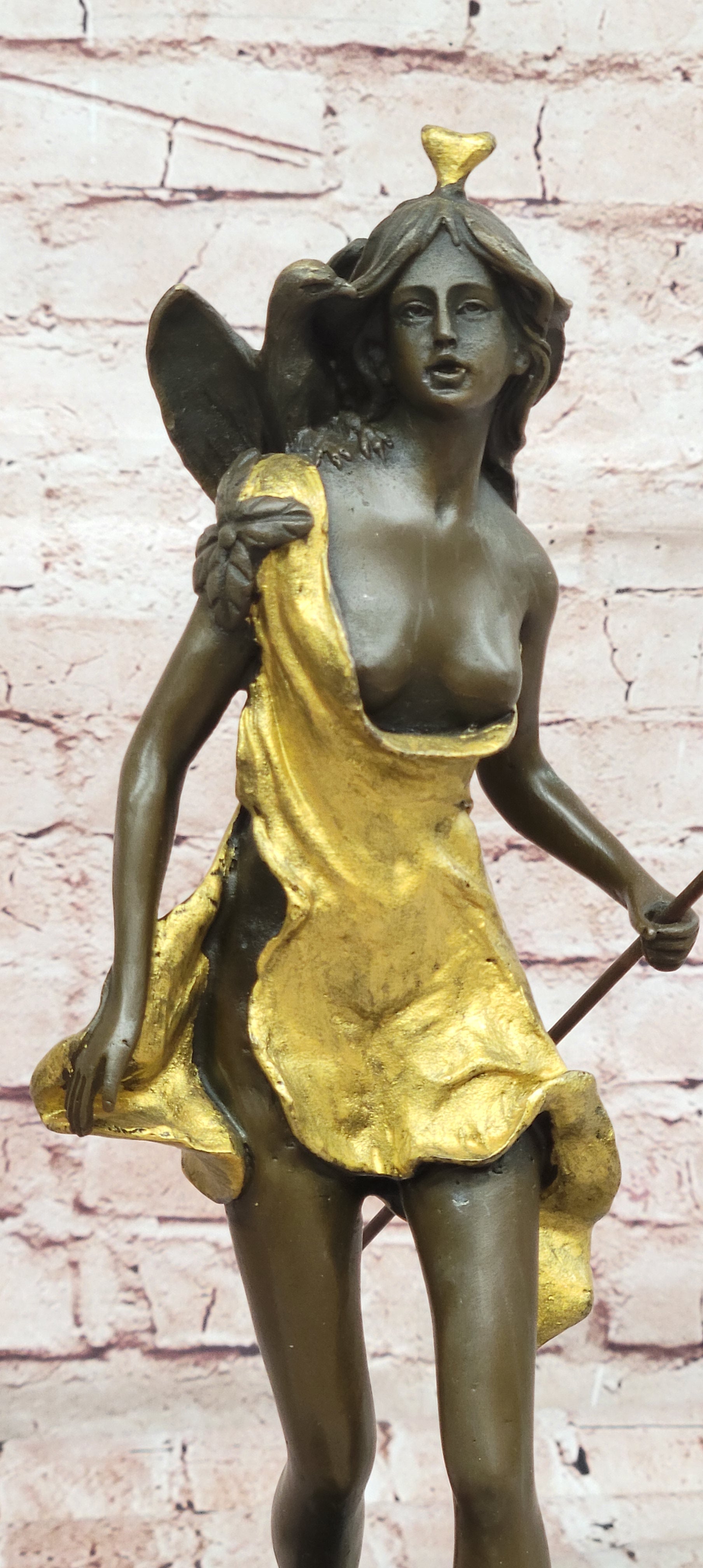 Collectible Hot Cast Amazing Diana The Huntress Bronze Sculpture by Vitaleh Sale