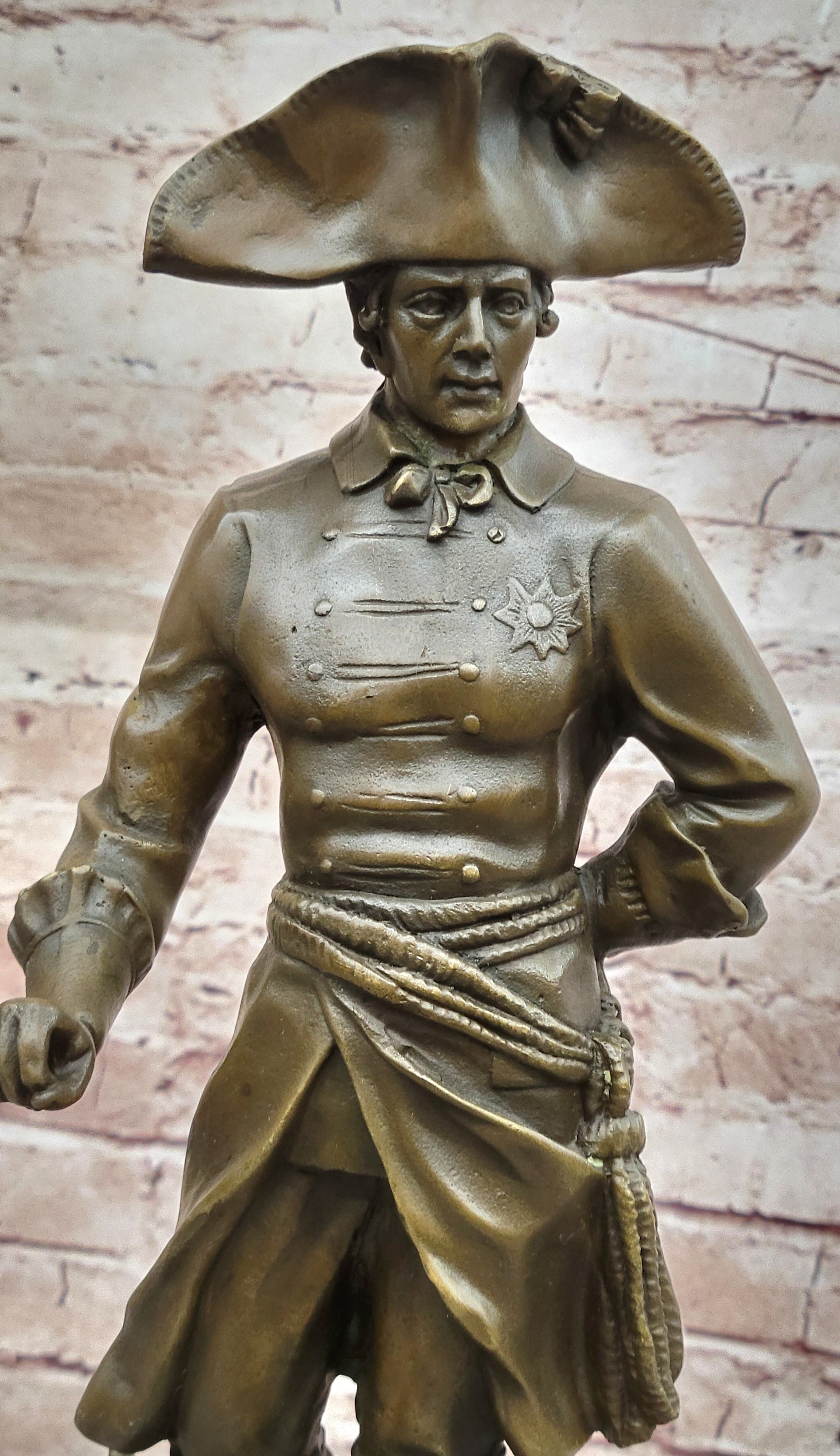 Handcrafted bronze sculpture SALE Dog Two With King Warrior Great The Frederick