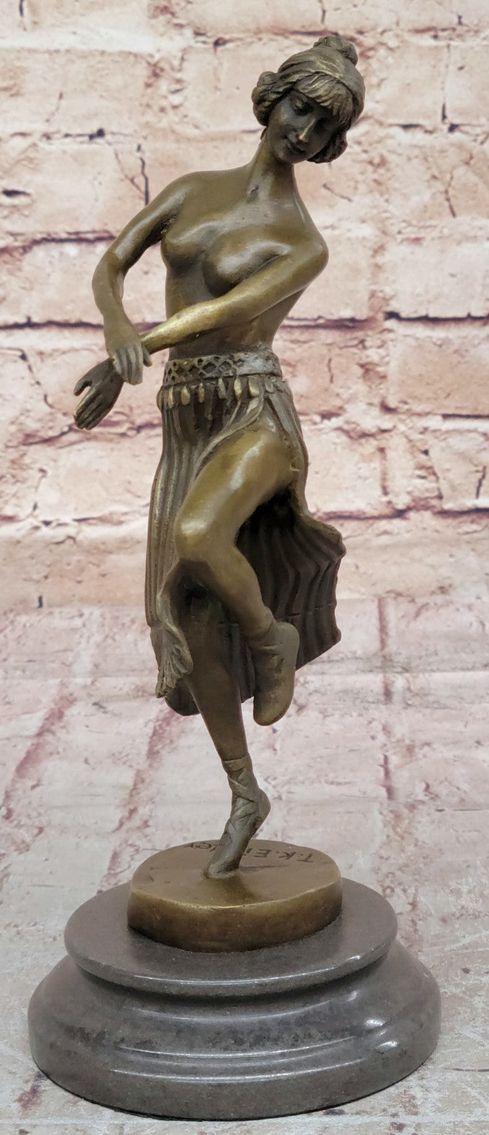 Handcrafted Nude bronze sculpture Office Home Cast Hot Eichler Theodor Original